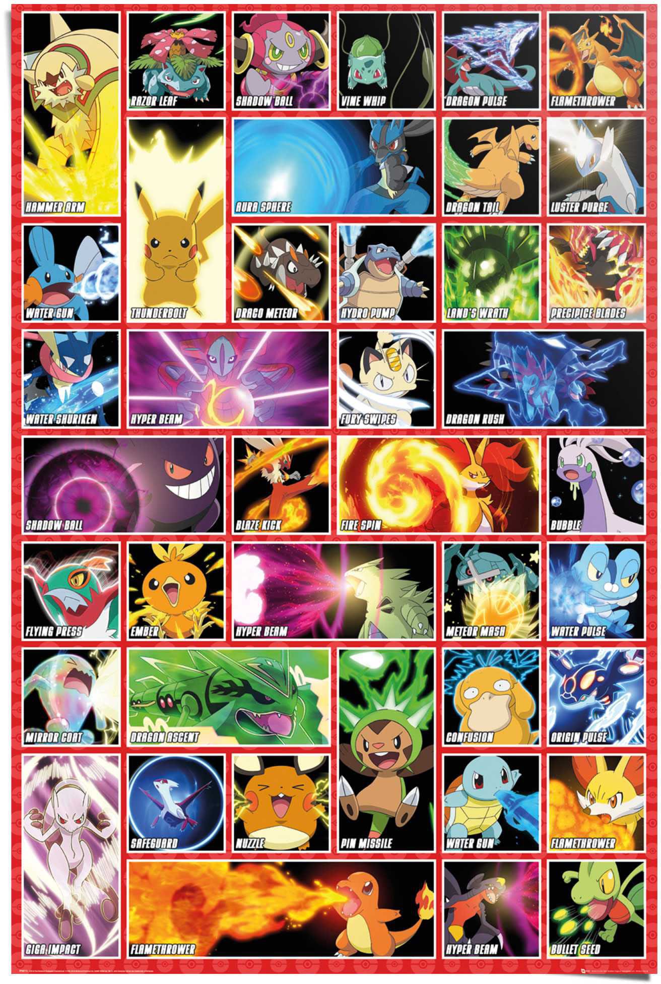 entdecken »Poster Poster Comic, im Reinders! (1 St.) Shop Jelmoli-Online Pokemon«, ❤