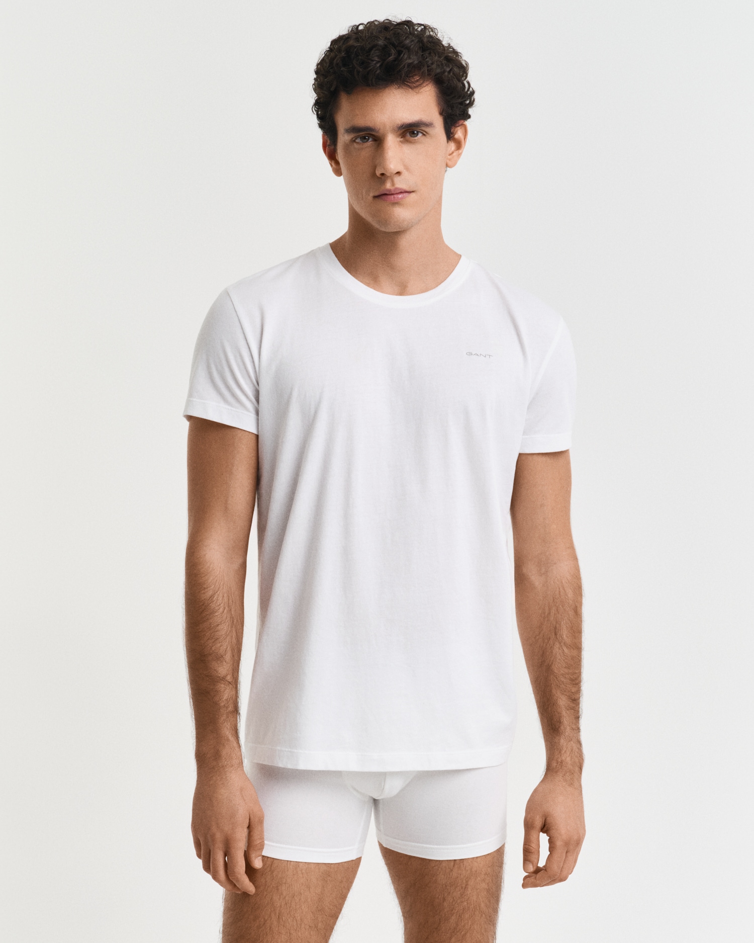 Gant Kurzarmshirt »C-NECK T-SHIRT 2-PACK«, Mit Rundhalsausschnitt