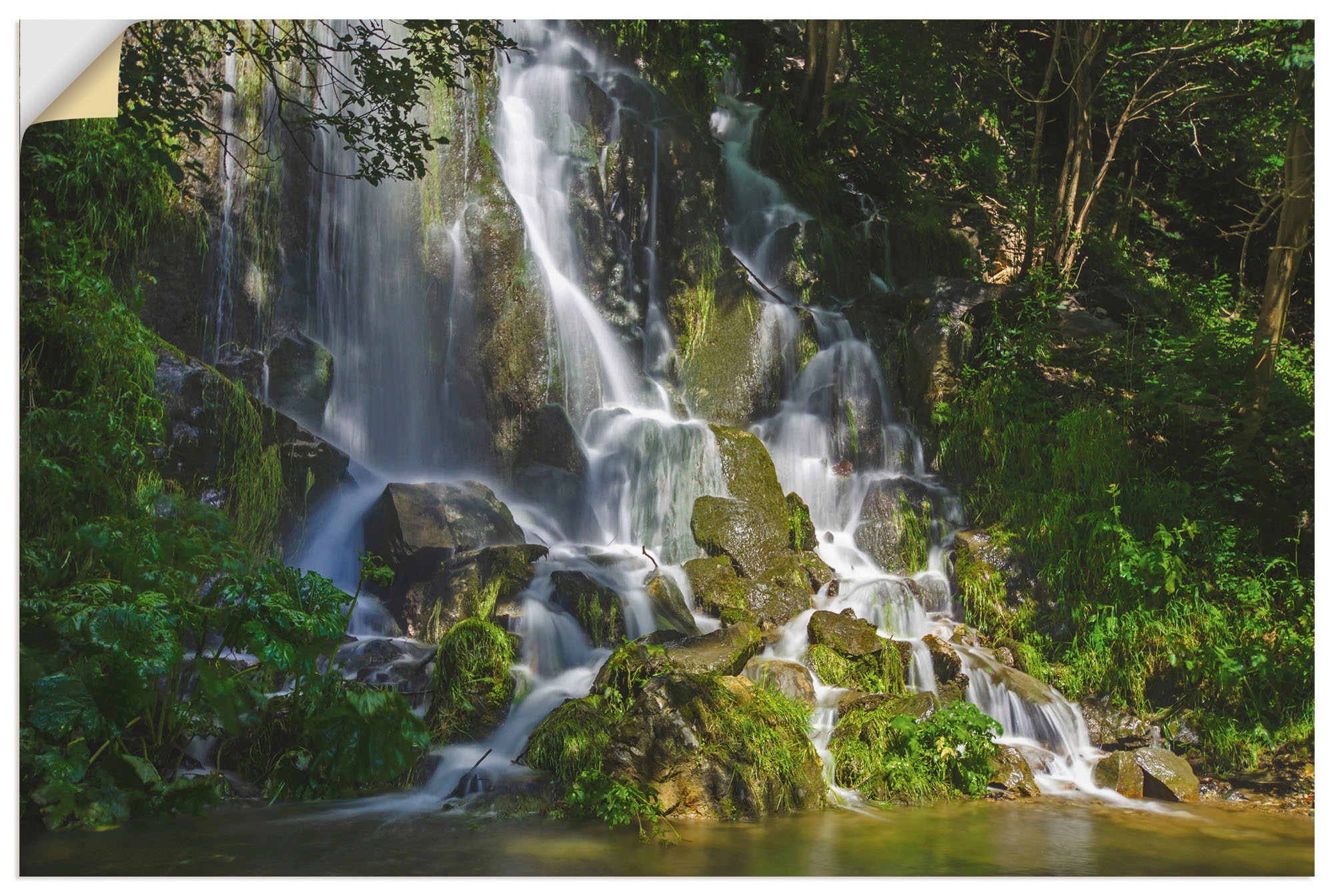 Artland Wandbild »Wasserfall im Harz«, Gewässer, (1 St.), als Alubild,  Leinwandbild, Wandaufkleber oder Poster in versch. Grössen online bestellen  | Jelmoli-Versand