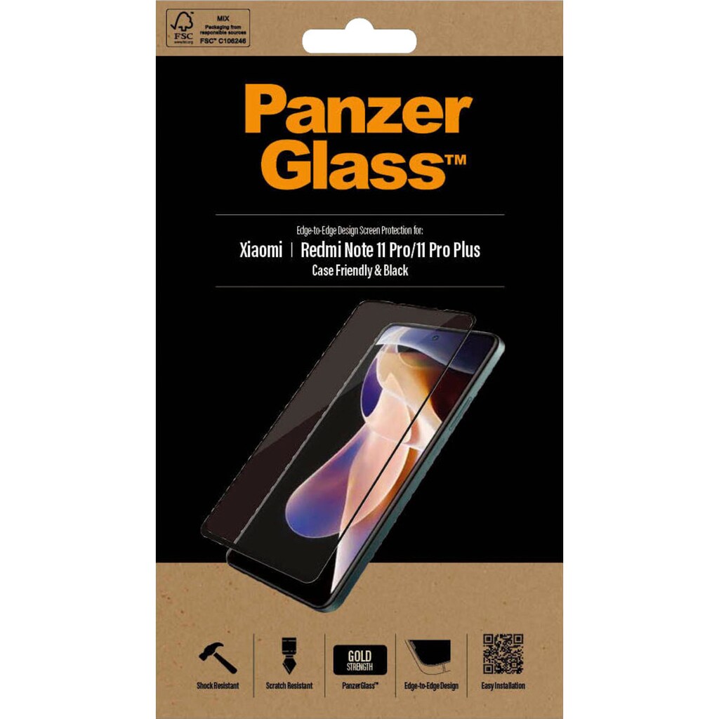 PanzerGlass Displayschutzglas »Xiaomi Redmi Note 11 Pro/ 11 Pro Plus CF«, (1 St.)