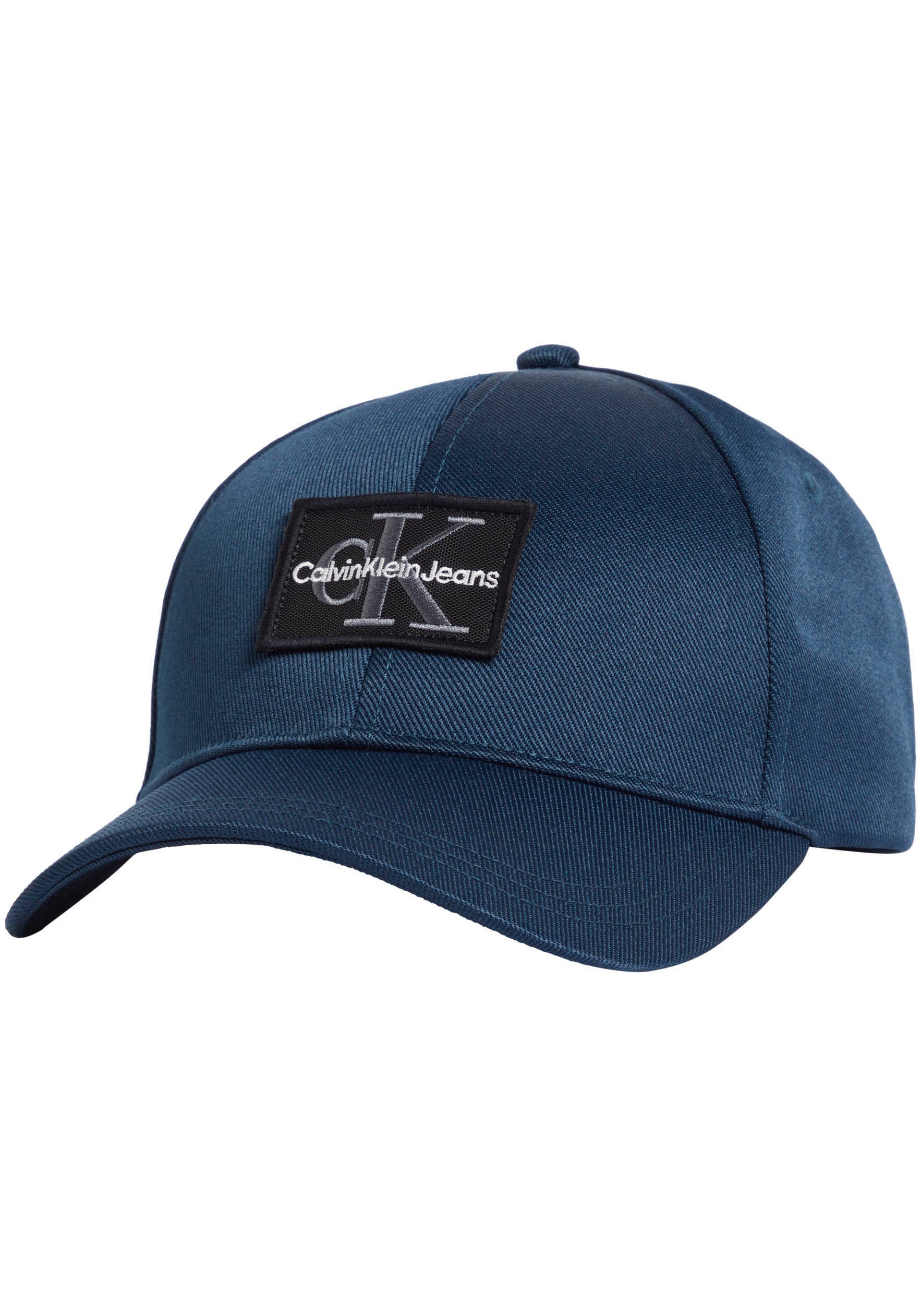 Calvin Klein Baseball Cap »MONO LOGO PATCH CAP« leichten Schimmereffekt, Logopatch, unisex