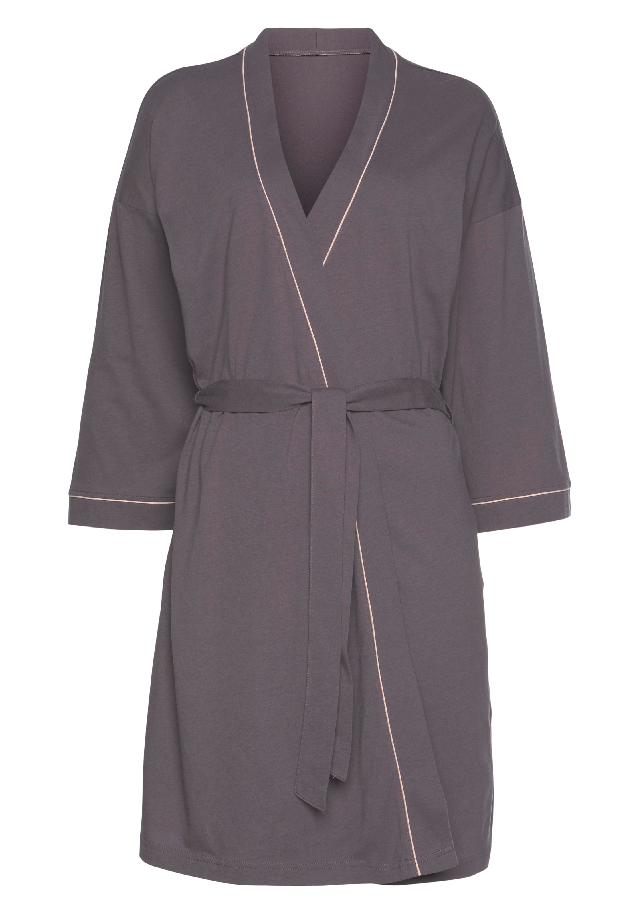 Vivance Dreams Kimono, (1 St.), mit Kontrastpaspel-Details online shoppen  bei Jelmoli-Versand Schweiz