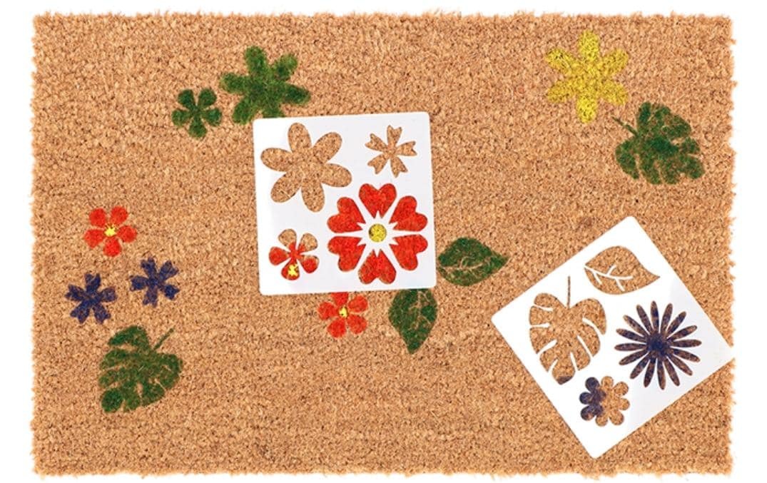 esschert design Fussmatte »Blumen, Set«, rechteckig, - mm Höhe