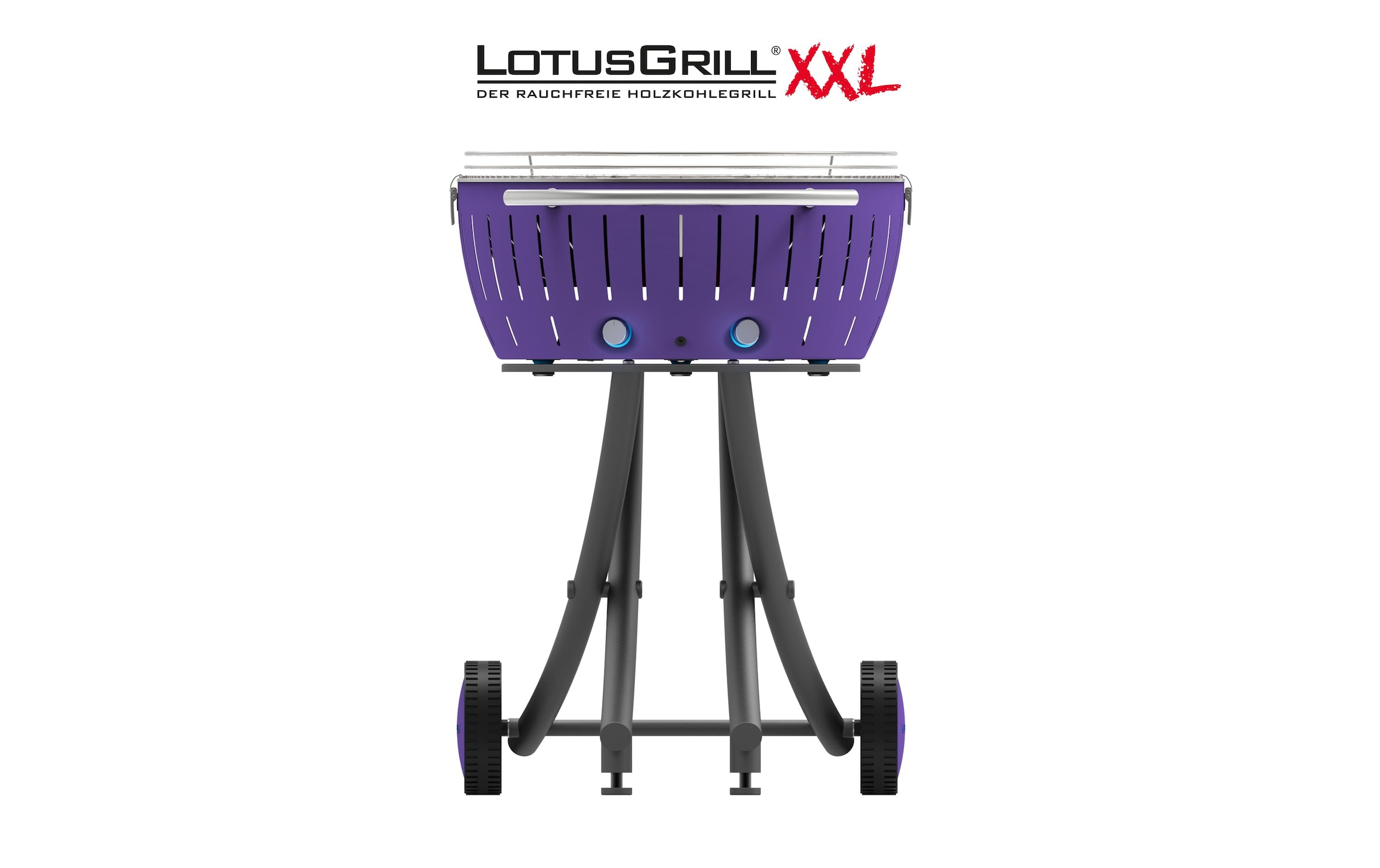 LotusGrill Holzkohlegrill »XXL Pflaumenlila«