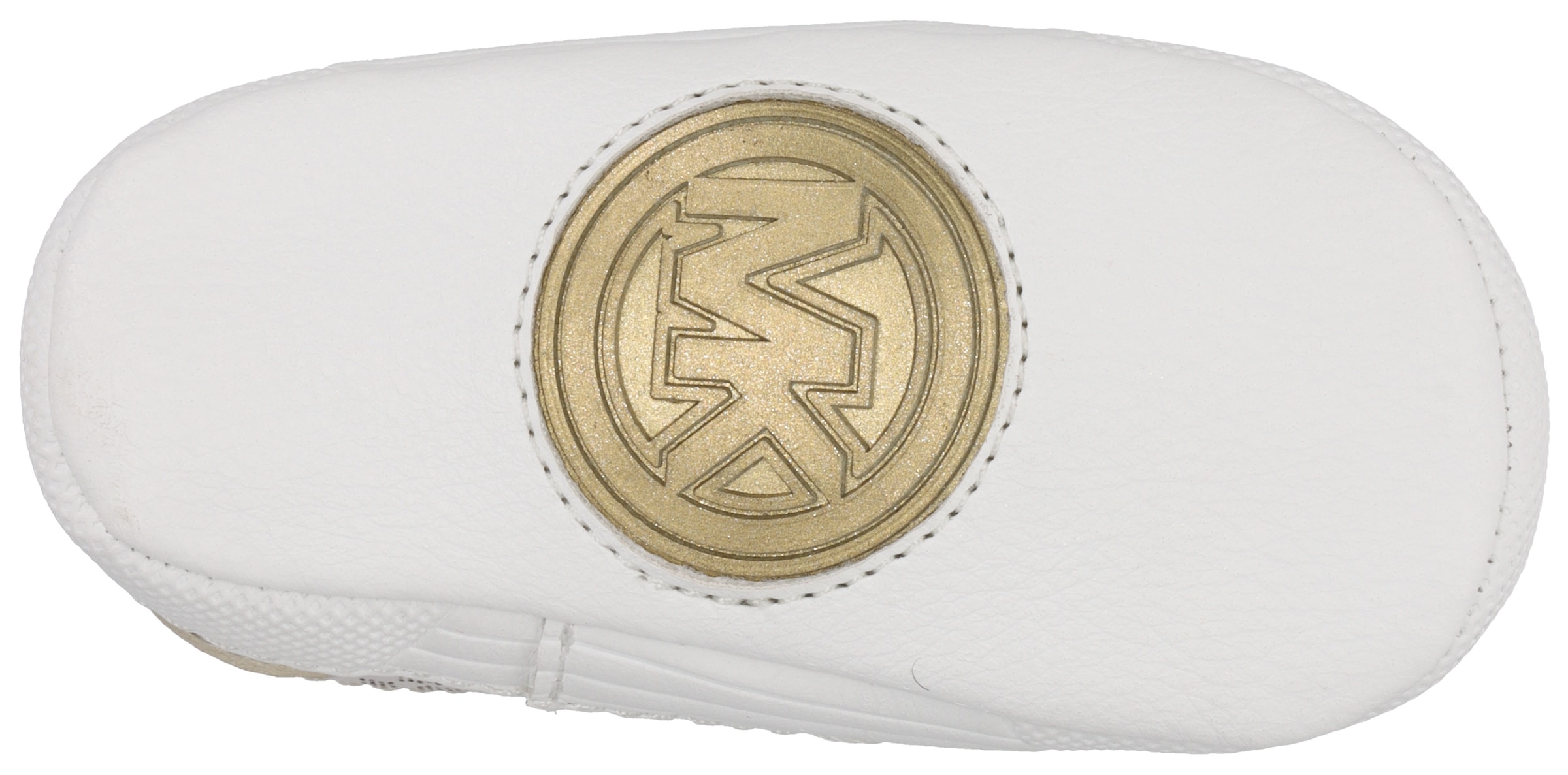 MICHAEL KORS KIDS Sneaker »BABY BRITTANIA«, Babyschuh, Schlupfschuh mit Marken Monogramm auf der weichen Laufsohle