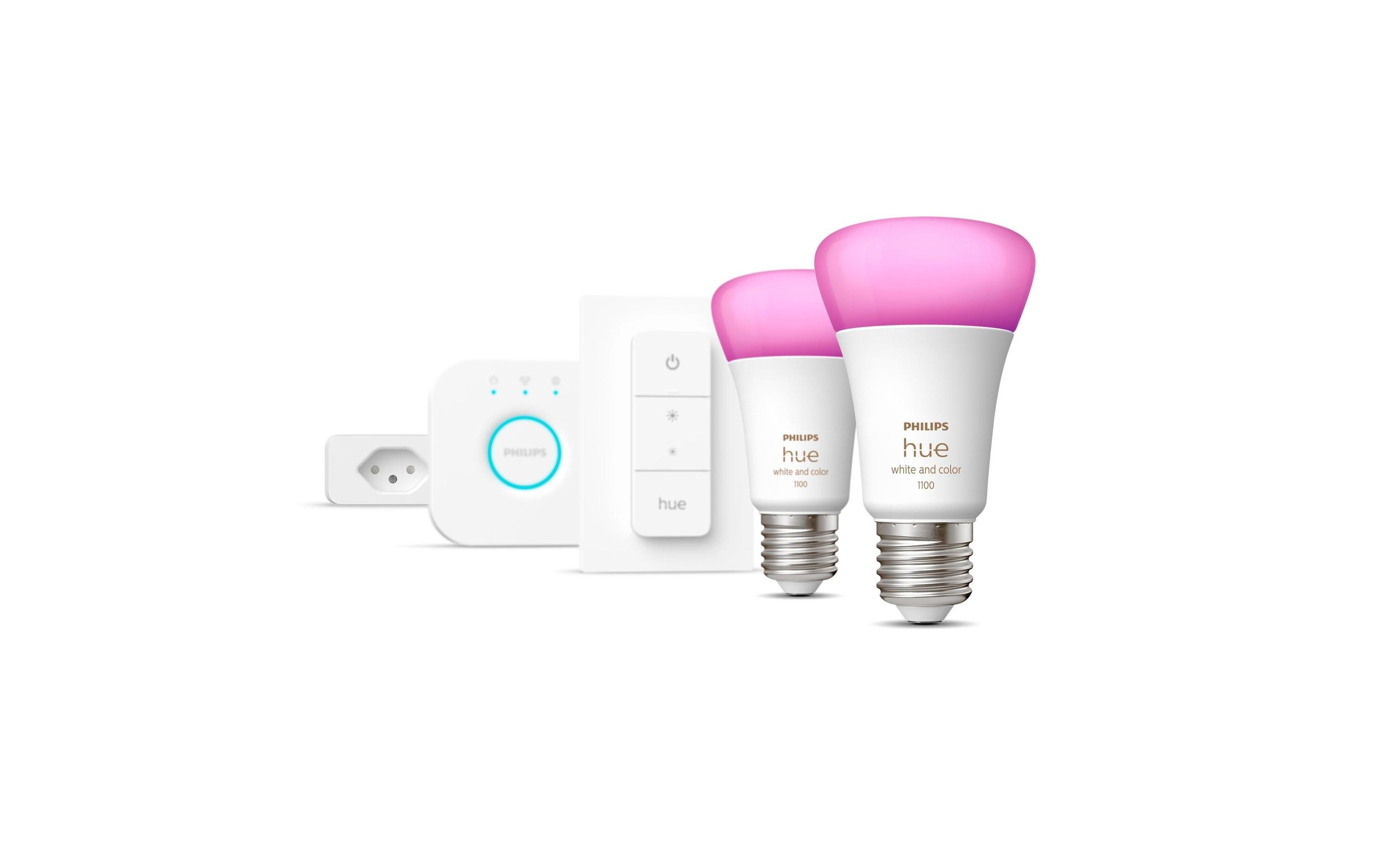 Philips Hue Spezialleuchtmittel »White & Color«, E27, Neutralweiss-Tageslichtweiss-Kaltweiss-Warmweiss