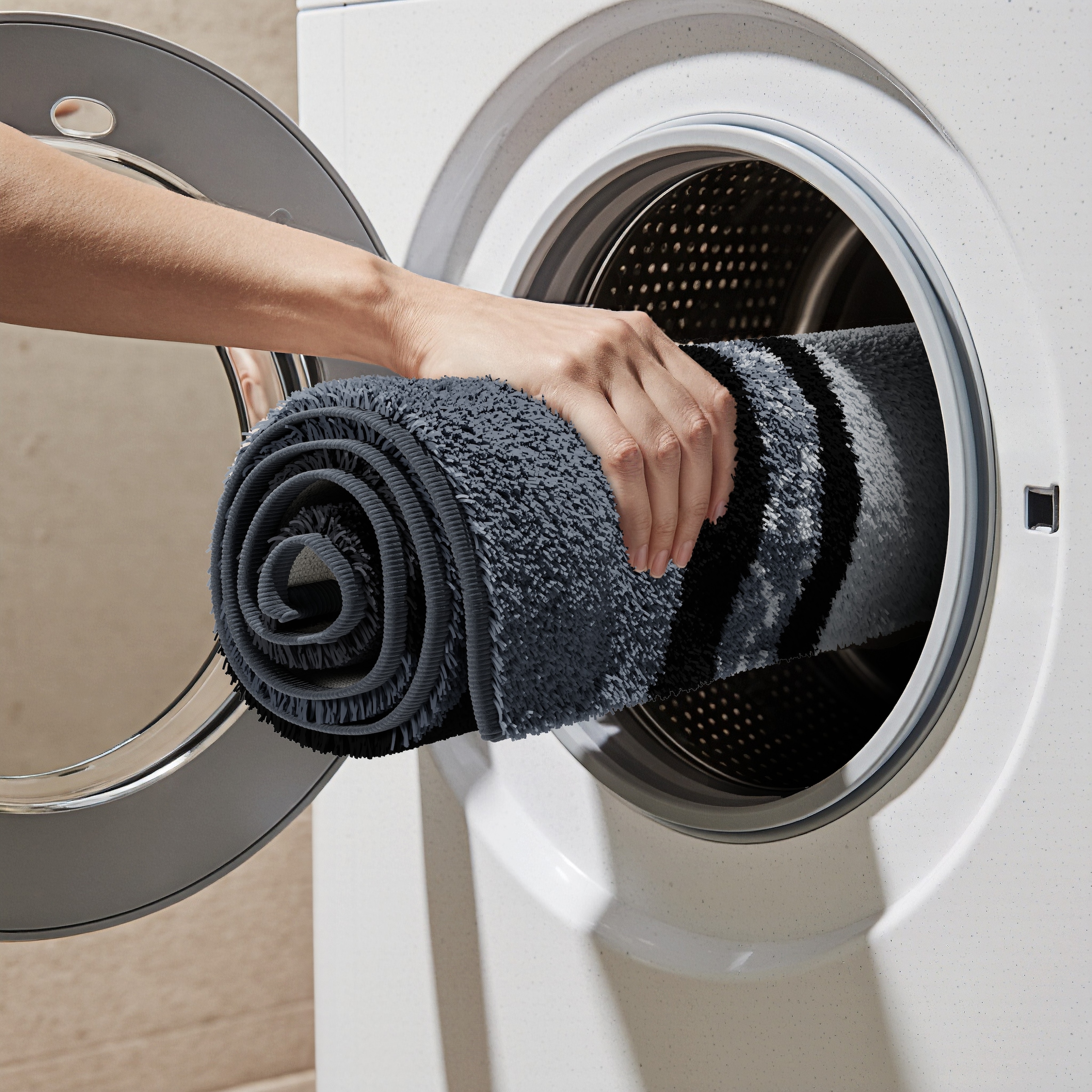 Grund Badematte »Belize, Badvorleger, Badezimmer Teppich, sehr weich«, rutschhemmend beschichtet, schnell trocknend-fussbodenheizungsgeeignet, weiche Haptik, auch als 3 teiliges Set erhältlich, Made in Europe