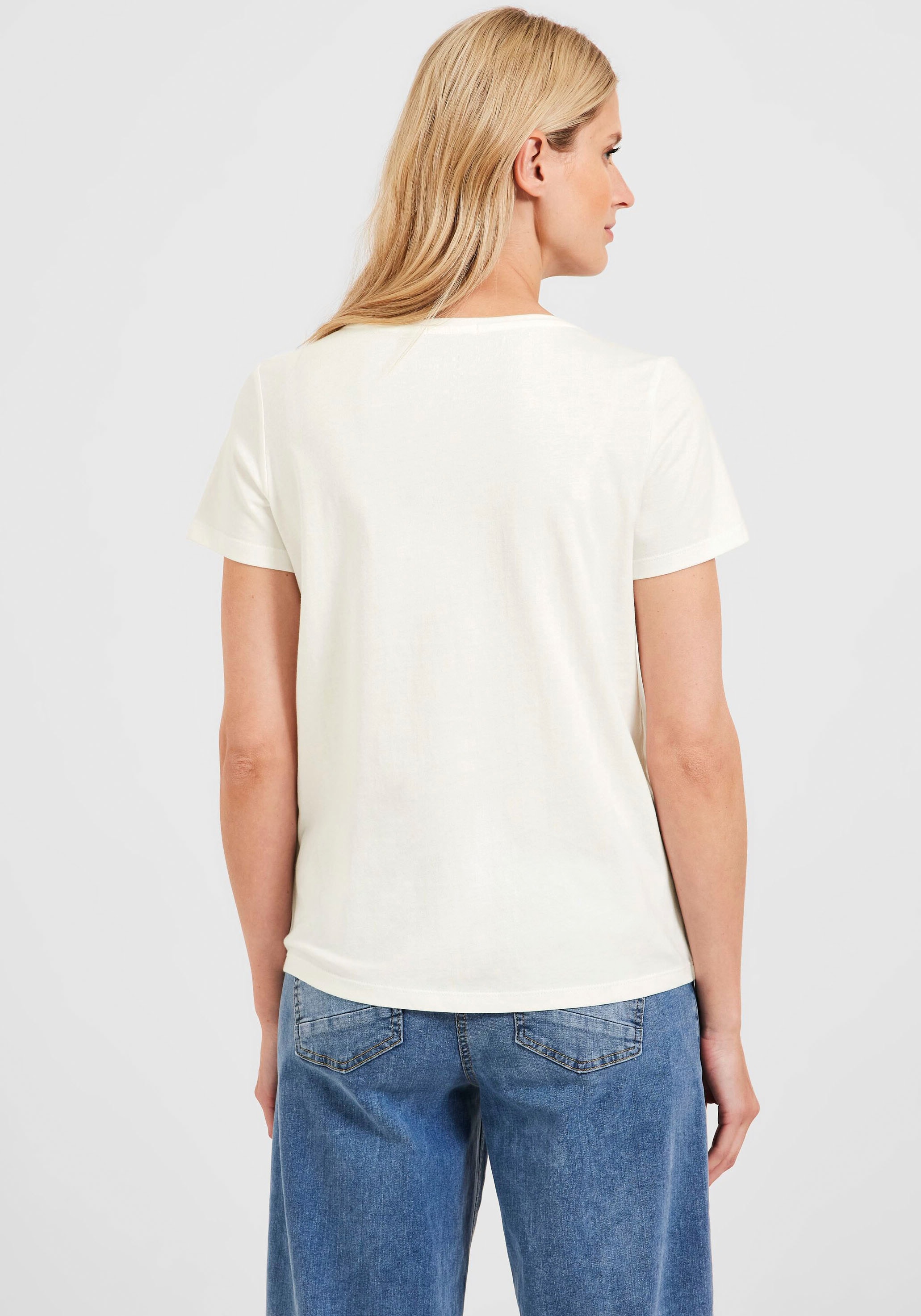 Cecil T-Shirt, im hüftlangen Schnitt online shoppen bei Jelmoli-Versand  Schweiz | Kapuzenshirts