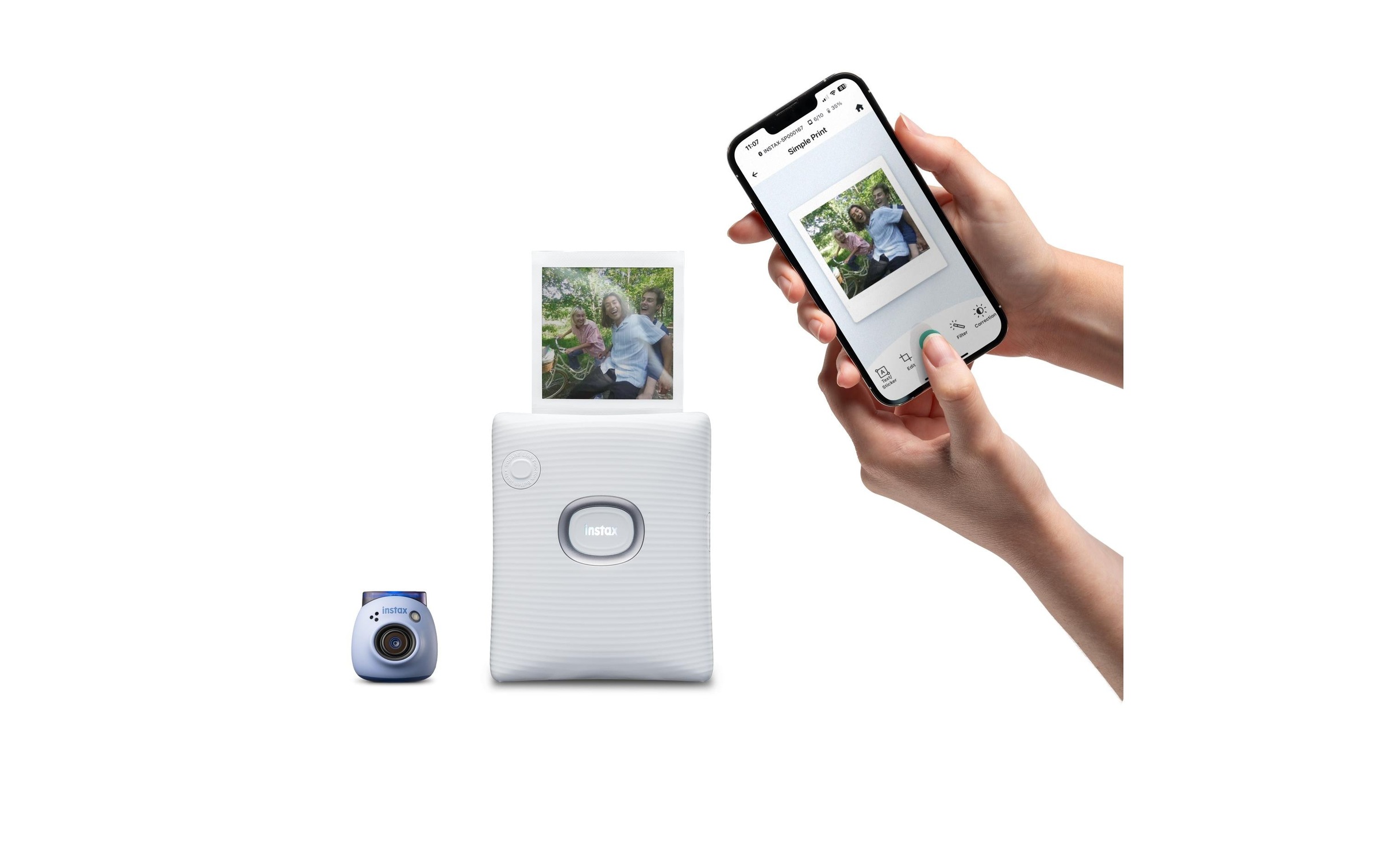 FUJIFILM Kompaktkamera »Instax Pal Blau«