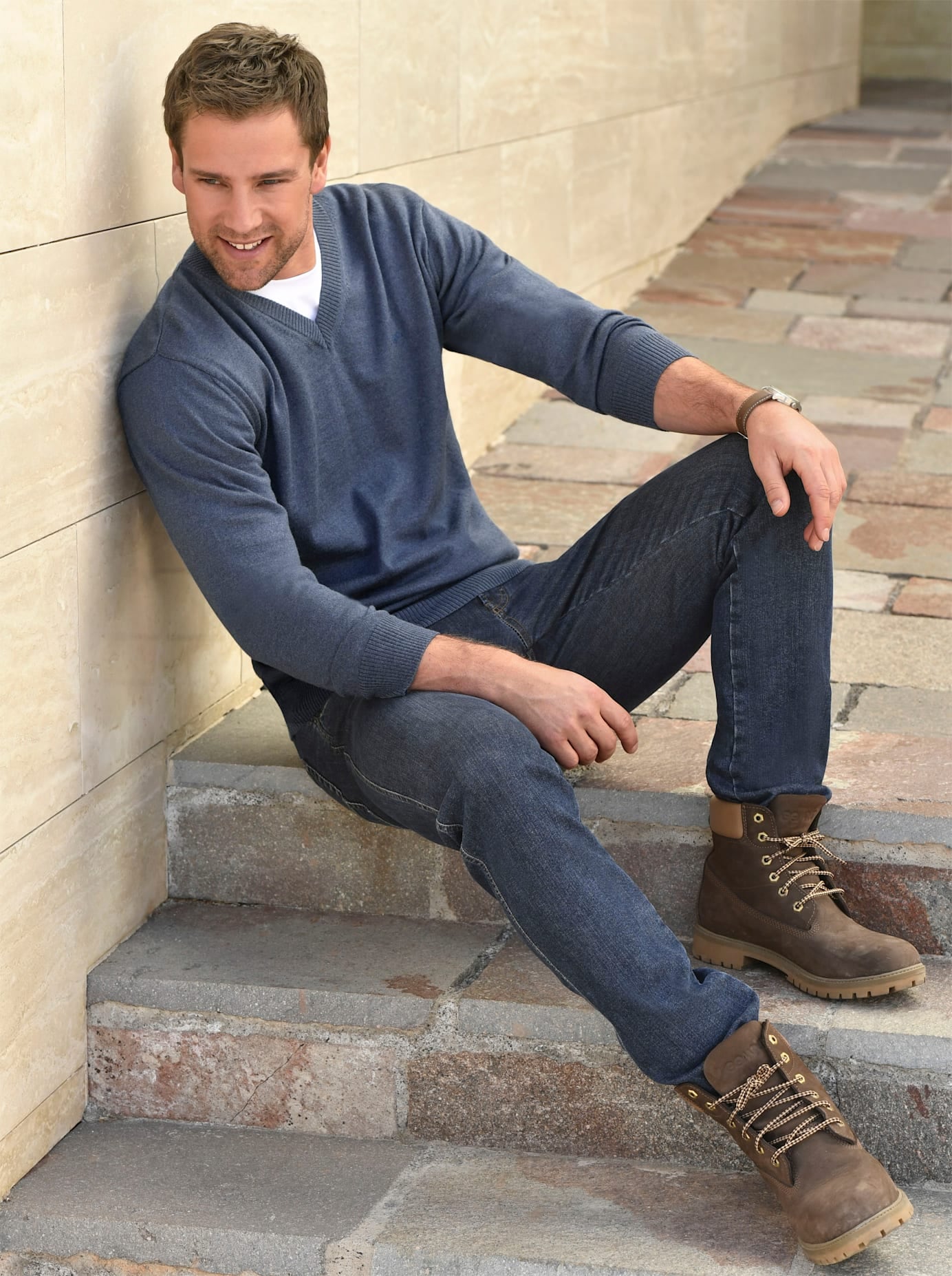 Marco Donati V-Ausschnitt-Pullover »V-Pullover«
