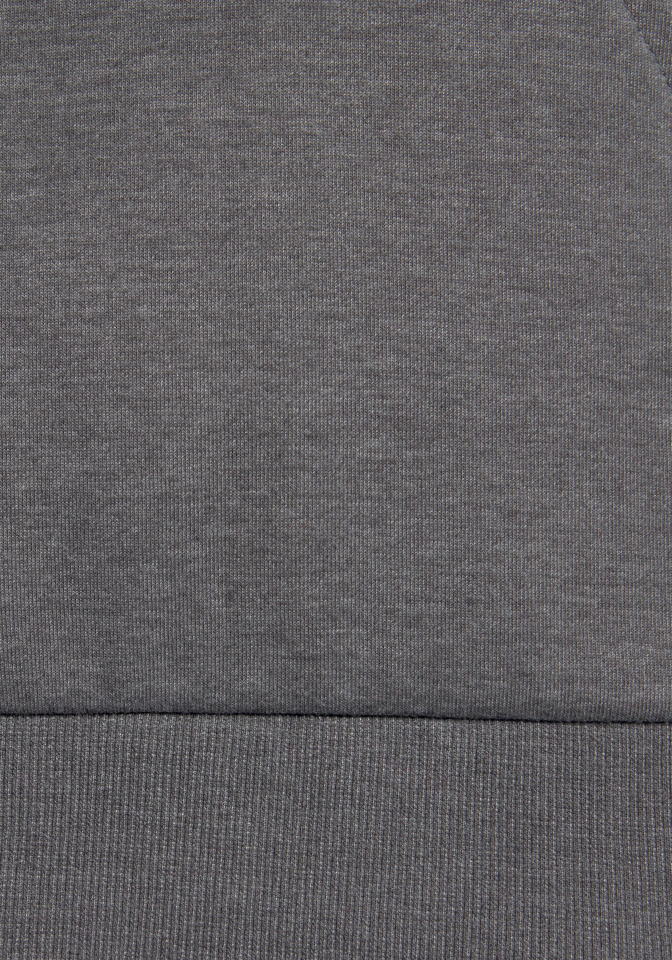 Bench. Loungewear Kapuzensweatshirt, mit Seitenstreifen und Kängurutasche, Loungewear