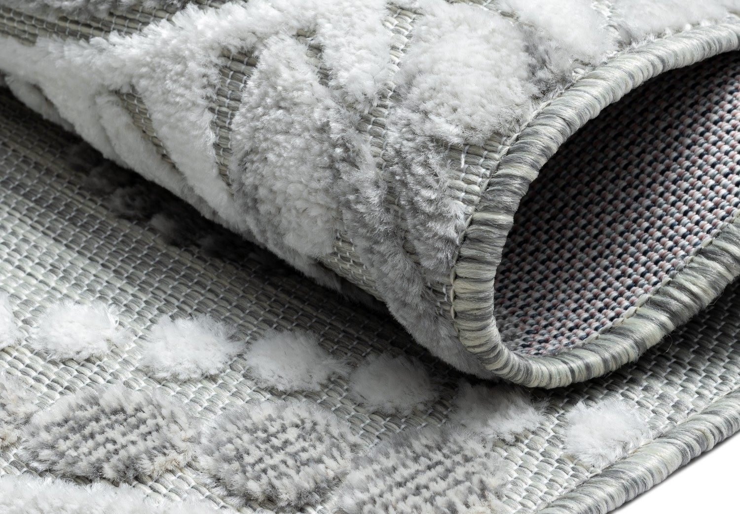 Myflair Möbel & Accessoires Teppich »Loop, LAGERRÄUMUNG!«, rechteckig, 8 mm Höhe, modernes Design, Hoch-Tief Effekt, Outdoor geeignet, Balkon, Terrasse
