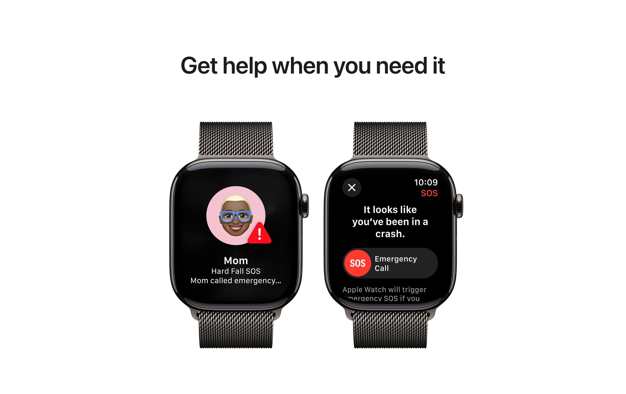 Apple Watch Series 10 Titan, 46 mm, GPS + Cellular, Milanese Loop M/L, Schiefer