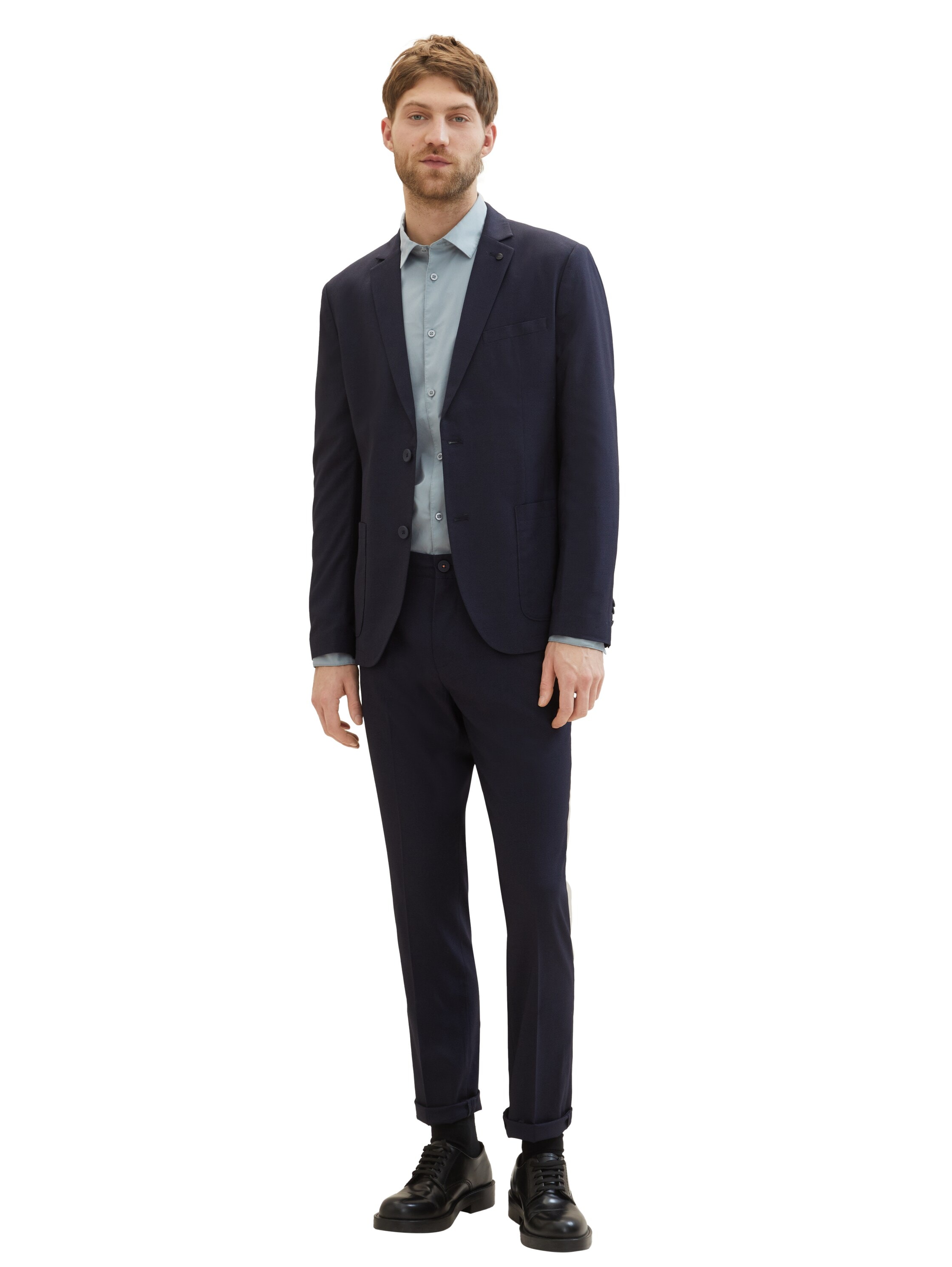 TOM TAILOR Langarmhemd »Poplin«, mit Manschetten