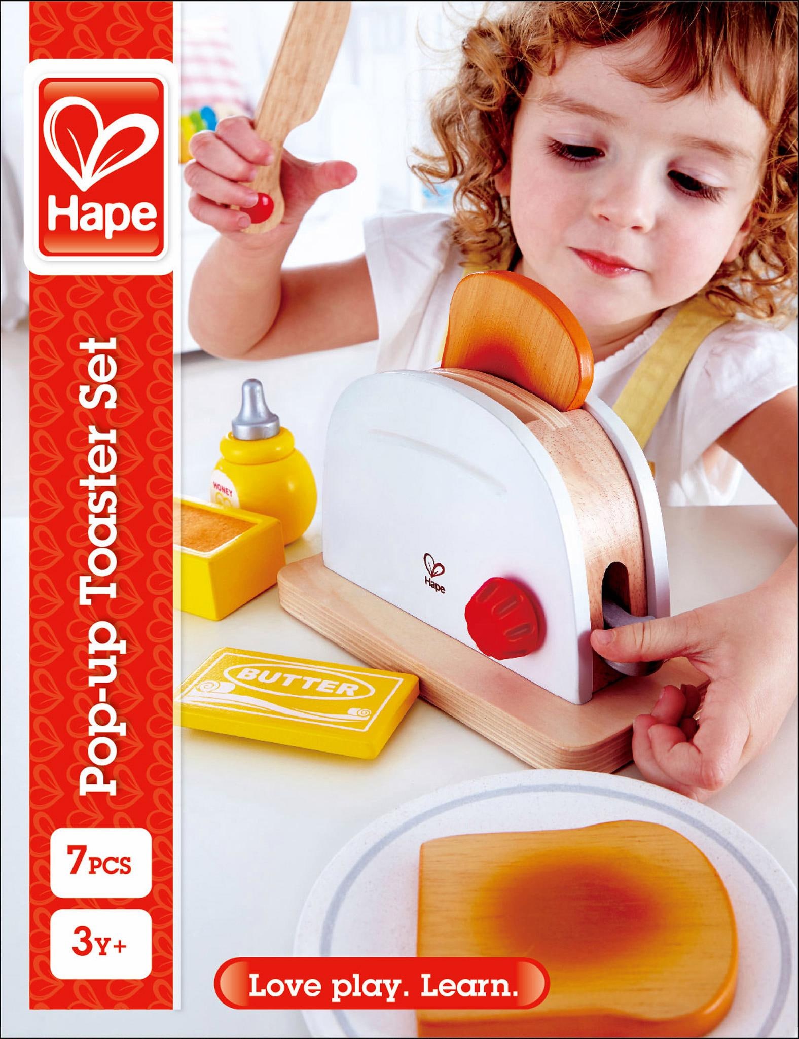 Hape pop cheap up toaster set