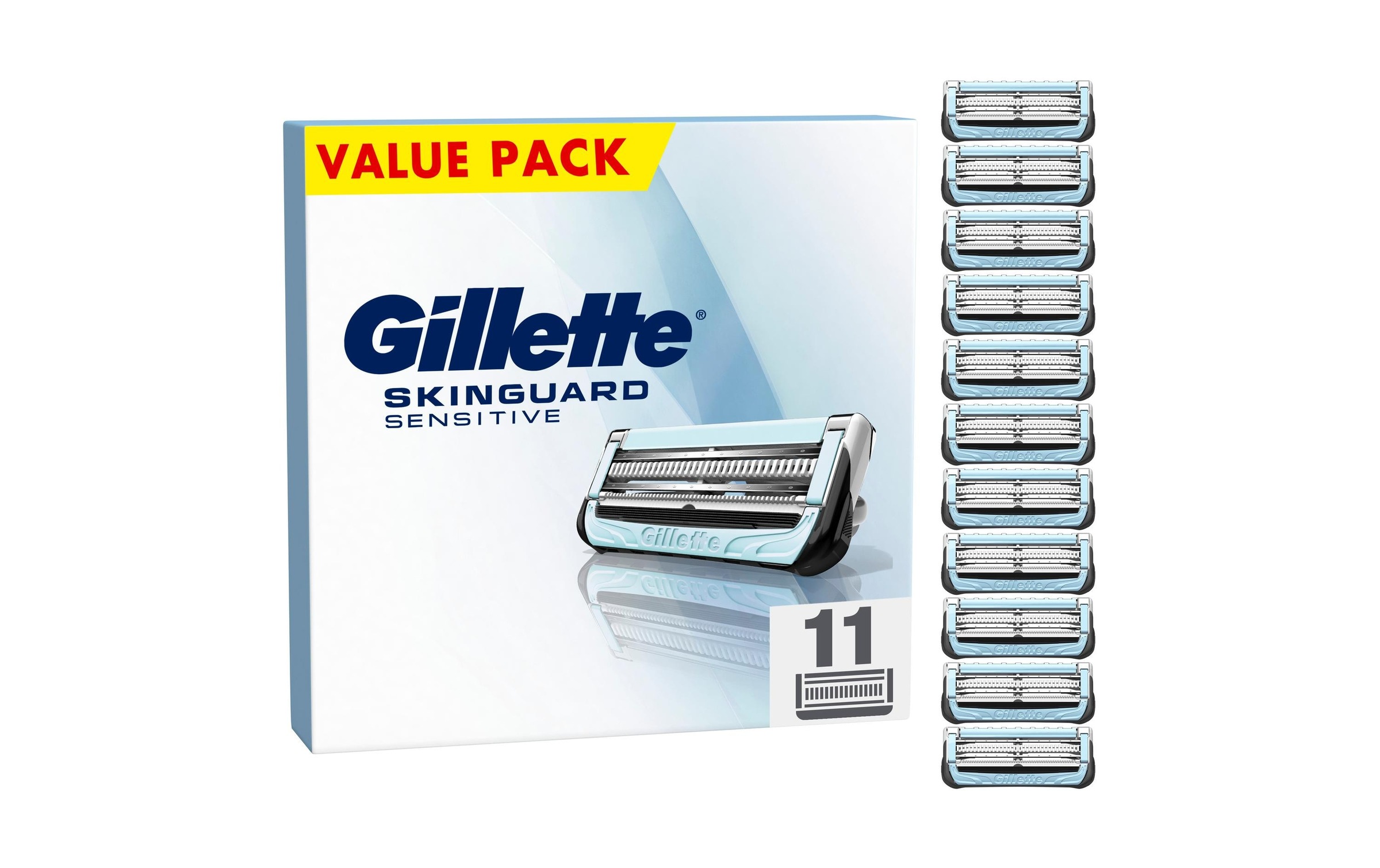 Gillette Rasierklingen »SkinGuard Sensitive 11 Stück«, (11 tlg.)