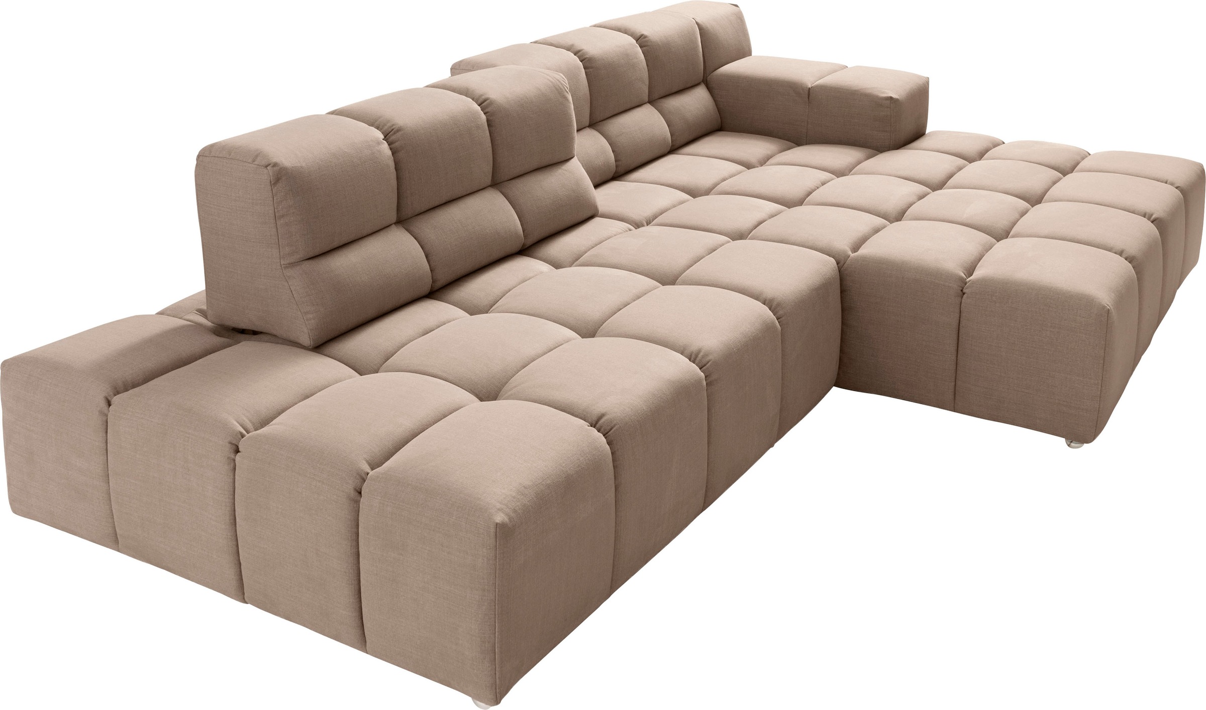 designwerk Ecksofa »Temple L-Form, tolles Designsofa«, mit Sitztiefenverstellung
