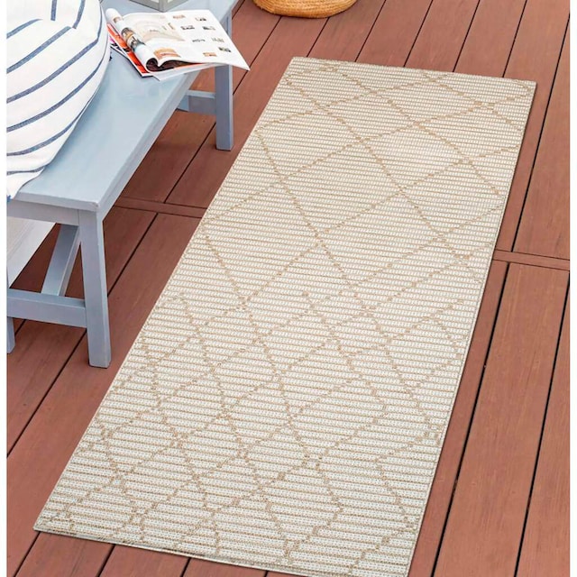 Carpet City Teppich »Palm«, rechteckig, Wetterfest & UV-beständig, flach  gewebt online kaufen | Jelmoli-Versand