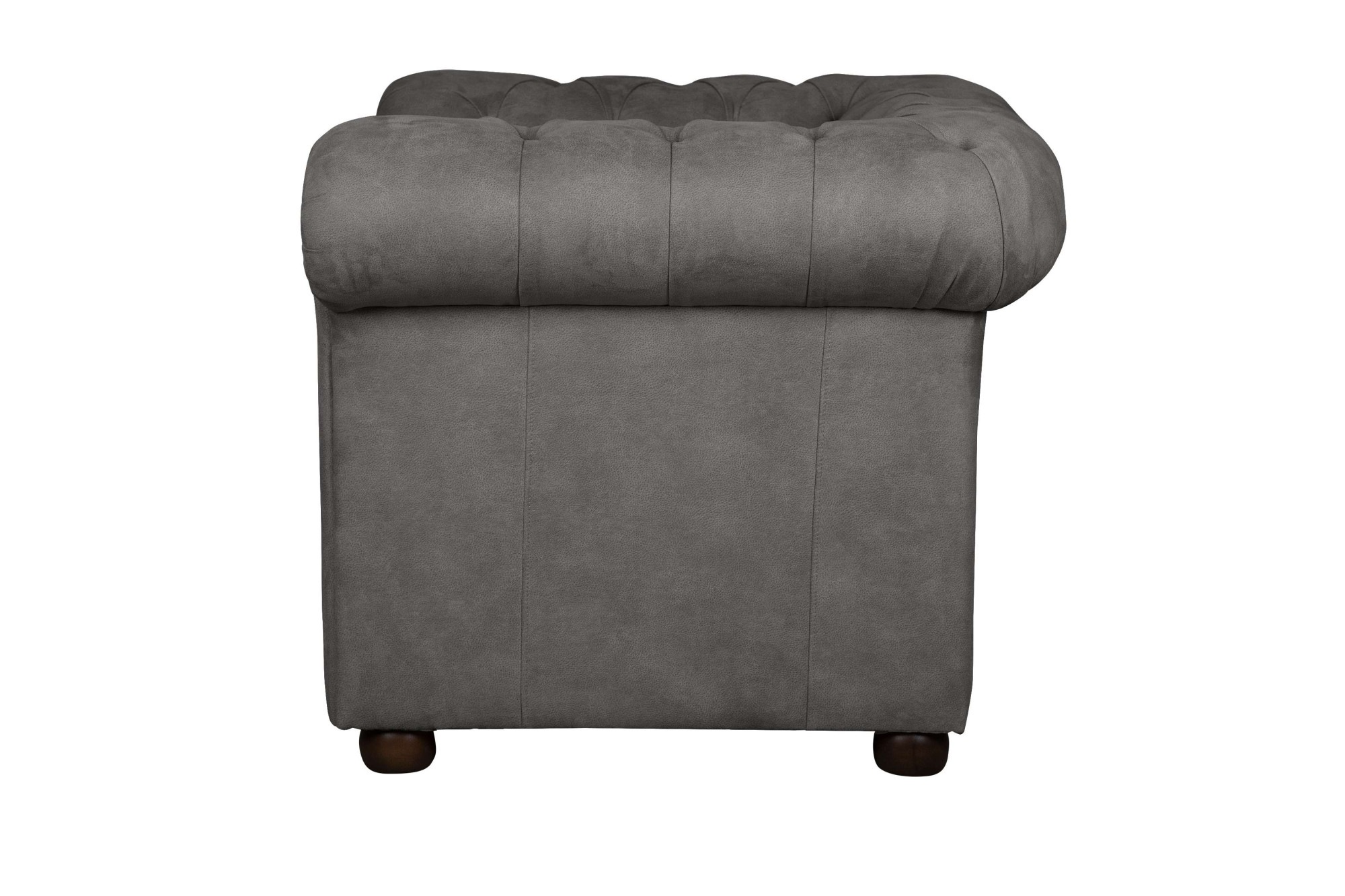 Home affaire Sessel »CHARENTE, Chesterfield, Wellenfederung, Masse B/T/H: 105/89/74 cm«, mit edler Knopfheftung und typischen Armlehnen