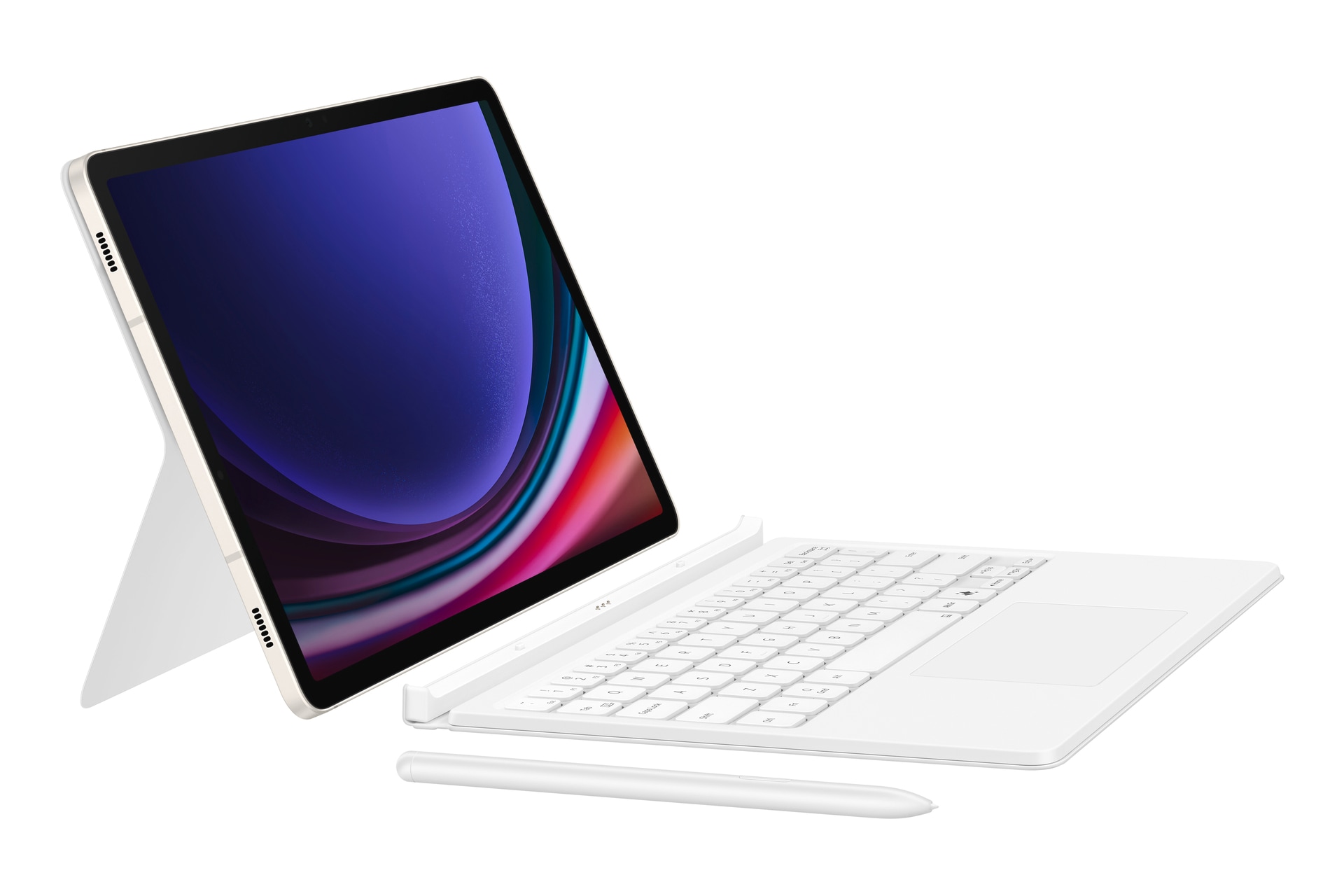Samsung Tablet-Hülle »Book Cover Keyboard für Galaxy Tab S9 | S9 FE | S10 FE«, Tastatur Cover, Schutzhülle, Tablethülle, Case, Schutzcase, stossfest