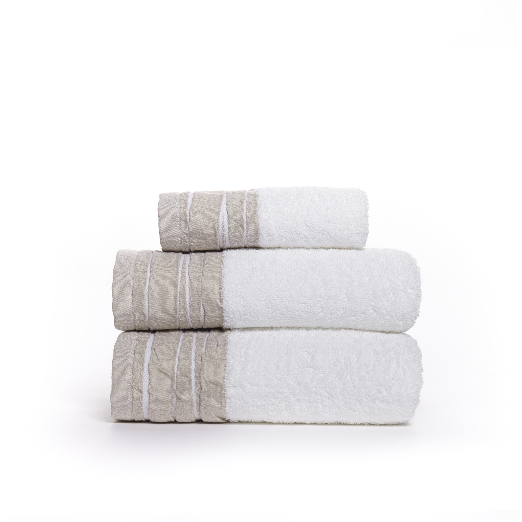 HOME FASHION Handtücher "Gemma" mit Polyesterbordüre