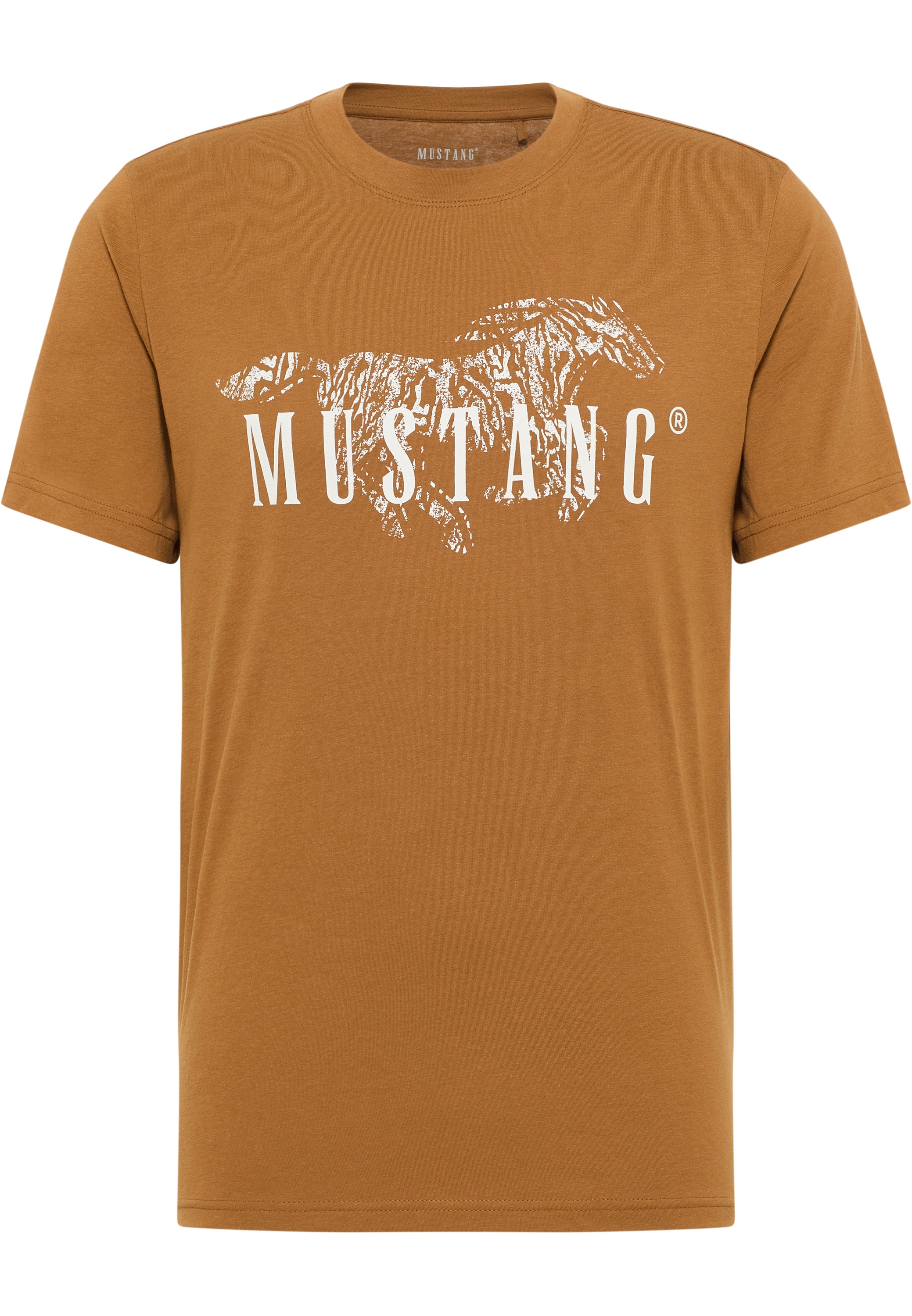 MUSTANG Kurzarmshirt »Mustang Print-Shirt« bestellen Jelmoli-Versand | online