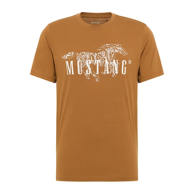 MUSTANG Kurzarmshirt »Mustang Print-Shirt« online bestellen |  Jelmoli-Versand