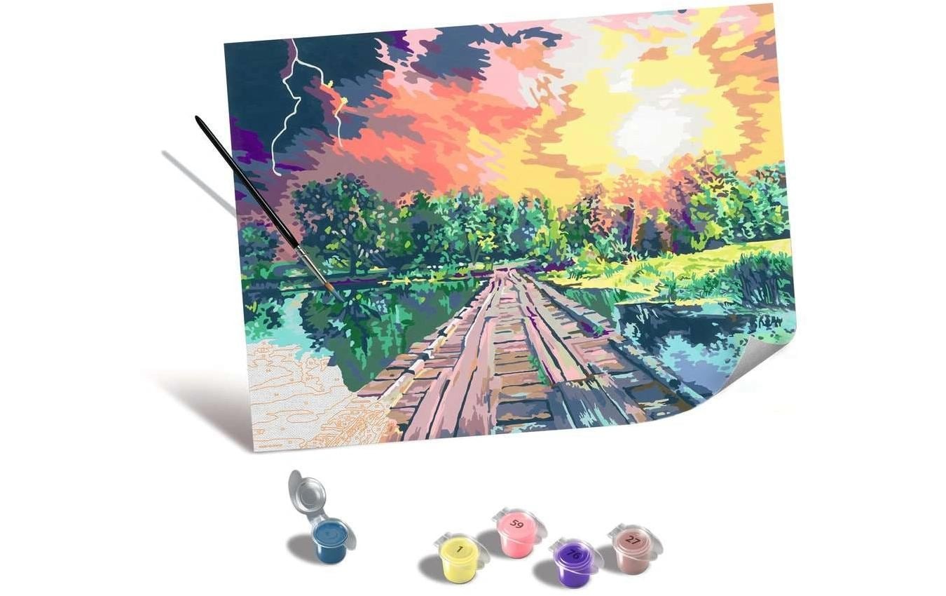 Ravensburger Malen nach Zahlen »CreArt – Magical Light auf Leinwand«