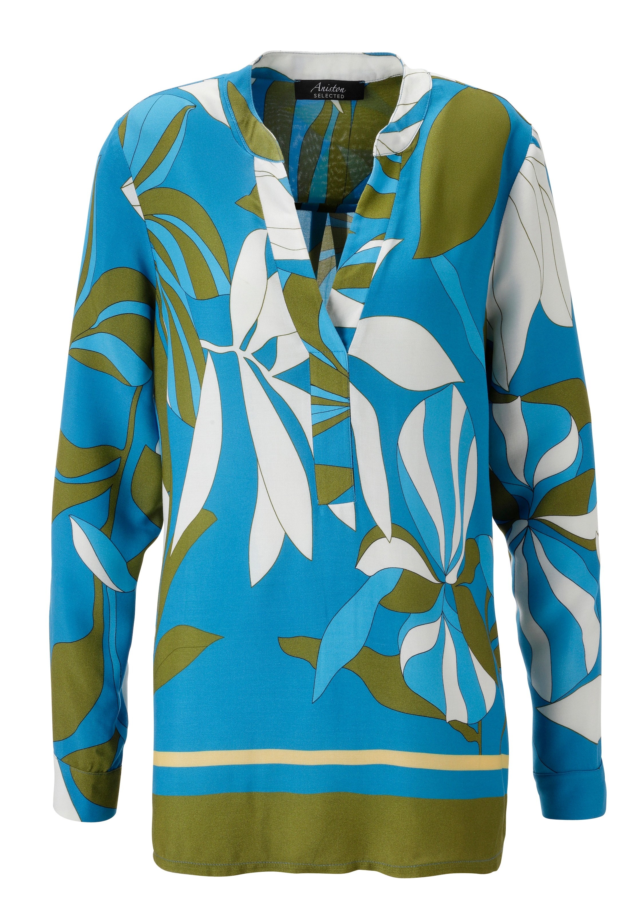 Aniston SELECTED Schlupfbluse, mit ausdrucksstarken, floralen Muster - NEUE KOLLEKTION