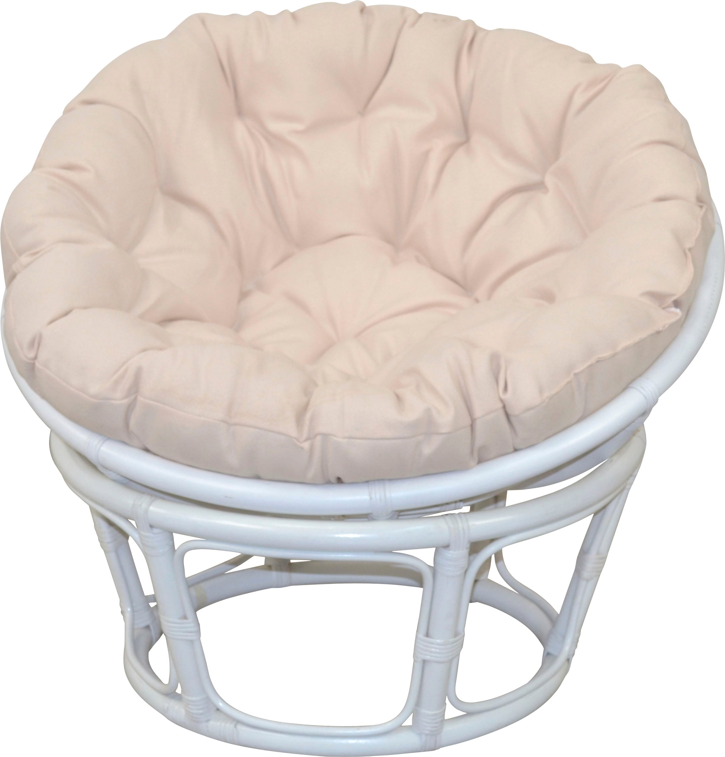 Home affaire Rattanstuhl »Papasansessel, TOPSELLER!«, aus geflochtenem Rattan, in verschiedenen Grössen (80-110 cm)