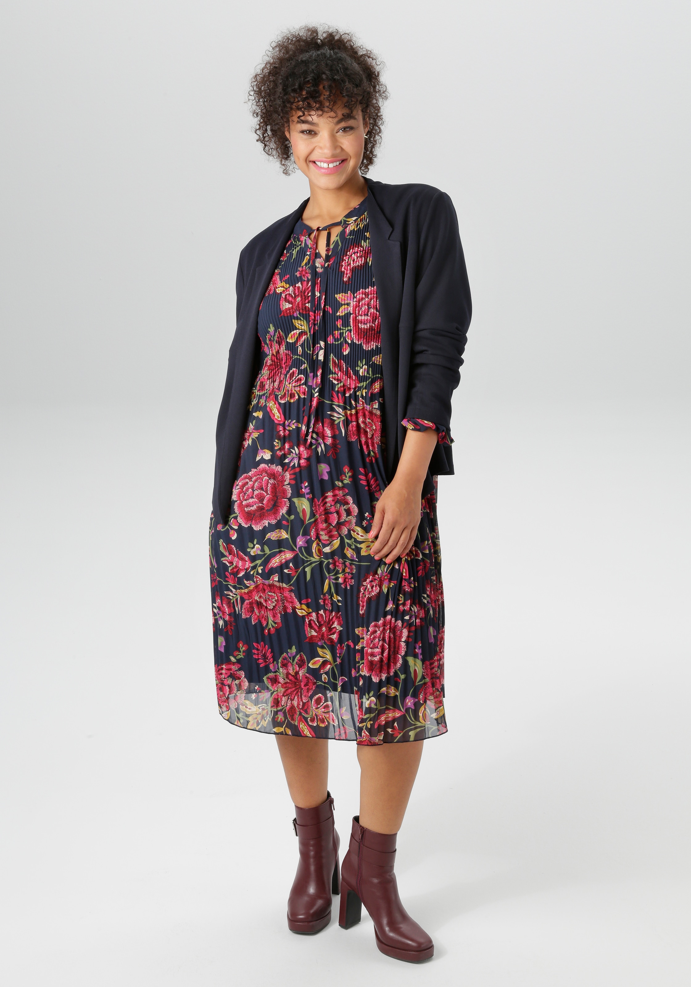 Aniston PLUS Boleroblazer, kurzer, verschlussloser Damen-Bolero - NEUE KOLLEKTION