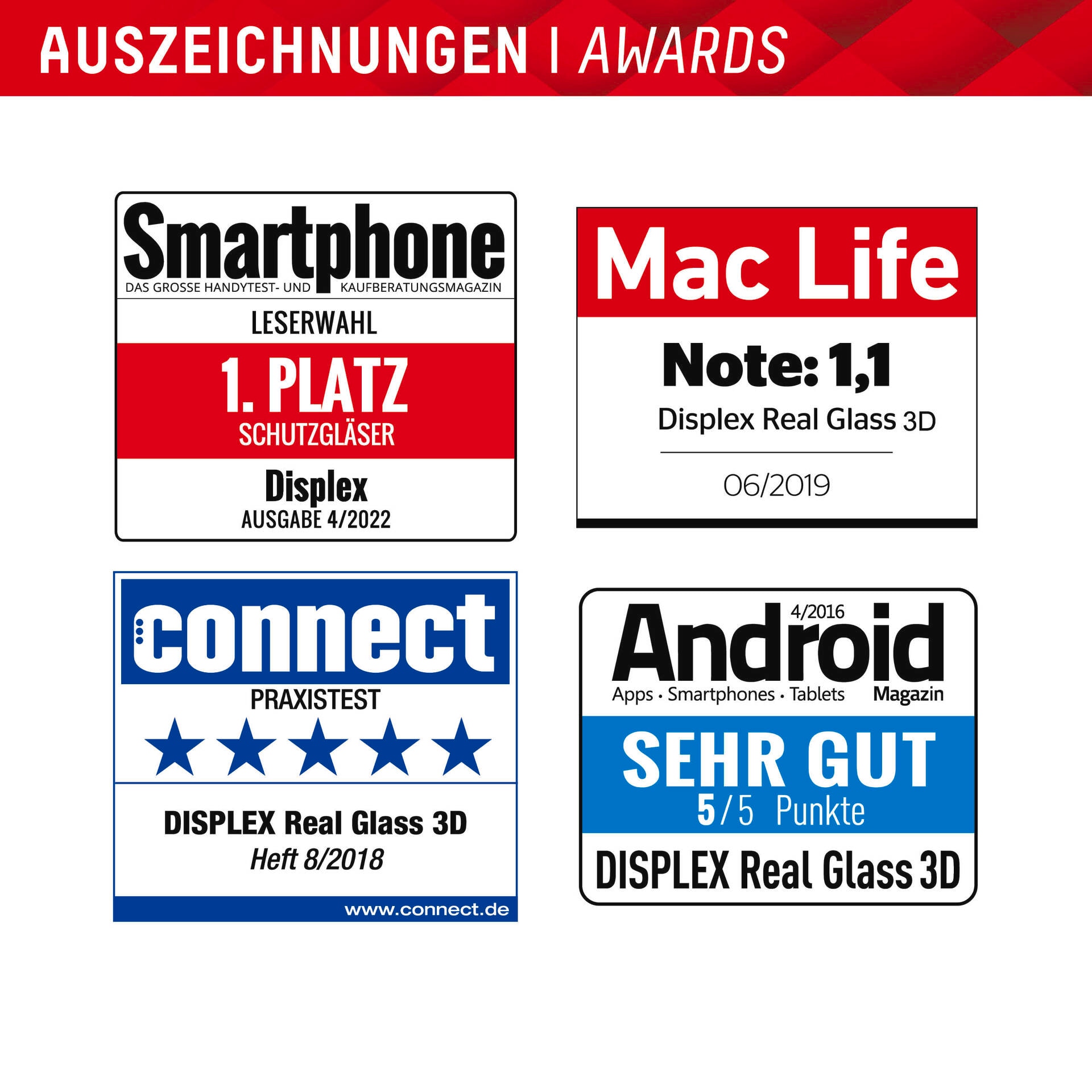 Displex Displayschutzfolie »Real Glass FC Samsung Galaxy A54 5G«