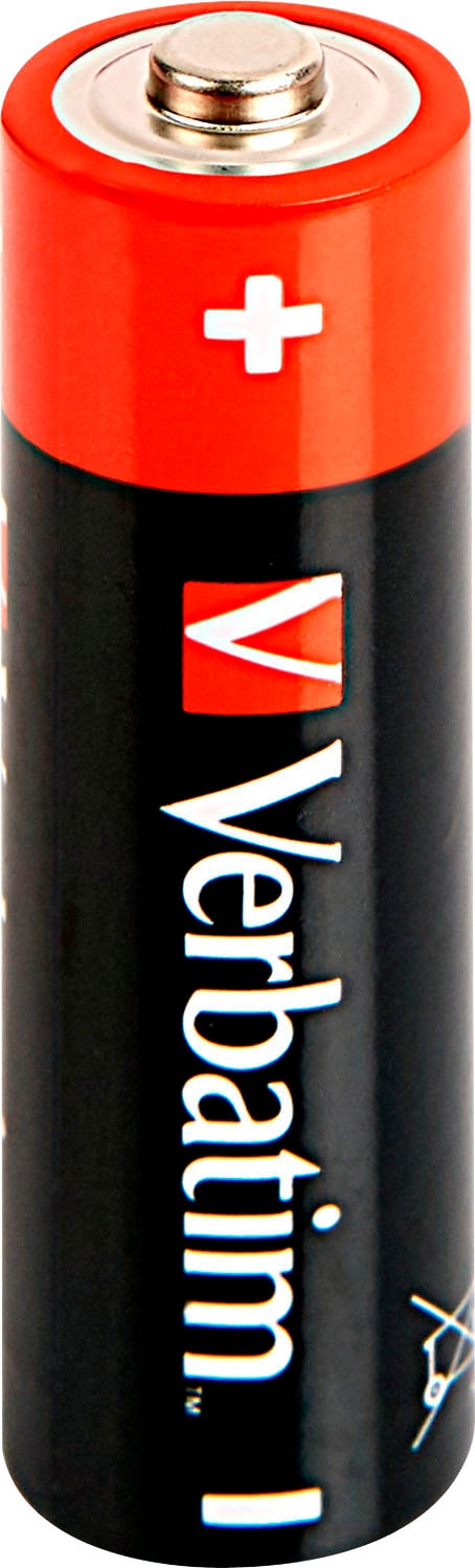 Verbatim Batterie »24er Pack Alkaline, Mignon, AA, LR06, 1.5V, Retail Box«, (24 St.)