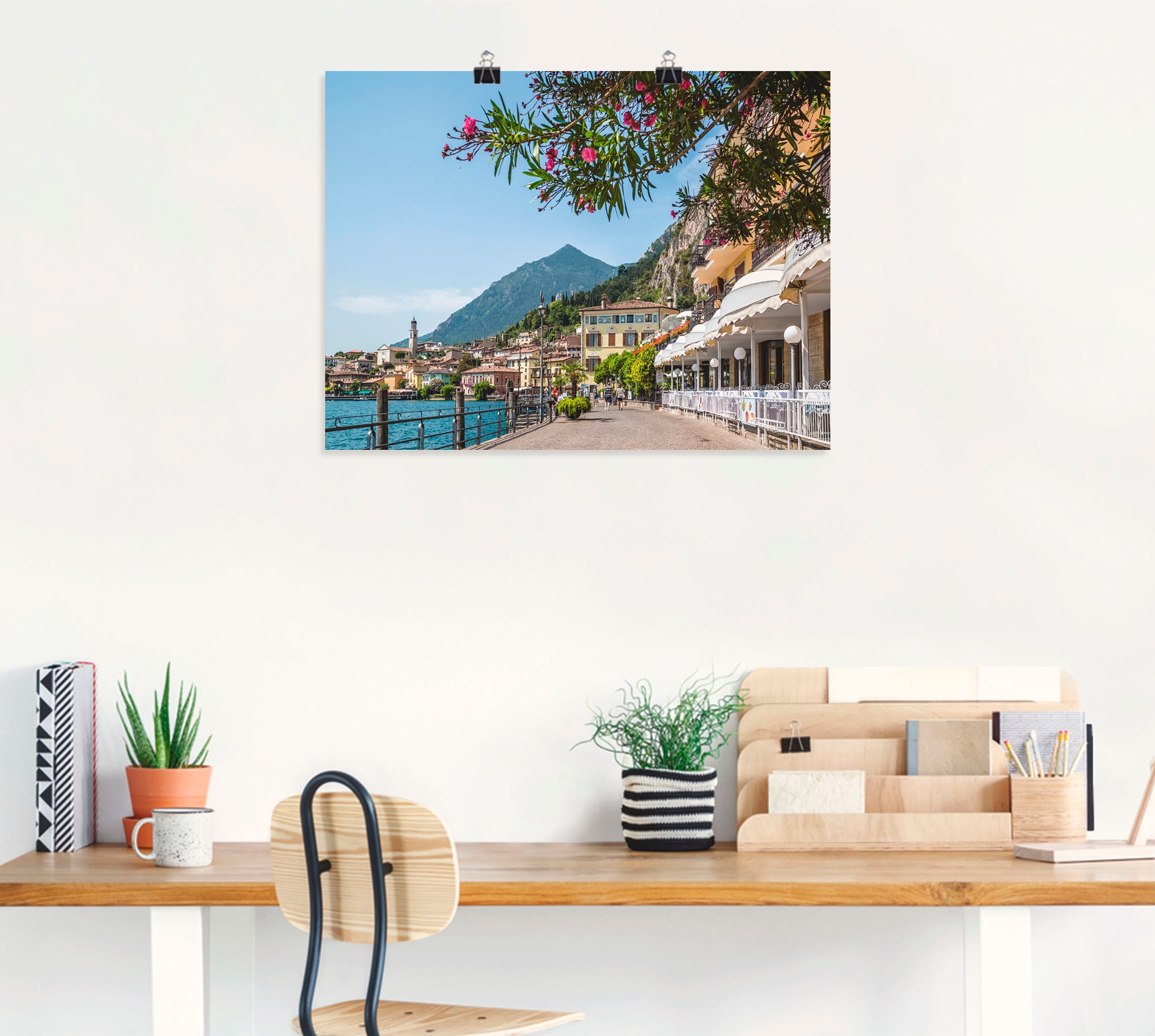 Artland Wandbild »Gardasee Limone sul Garda I«, Europa, (1 St.), als Leinwandbild, Poster in verschied. Grössen