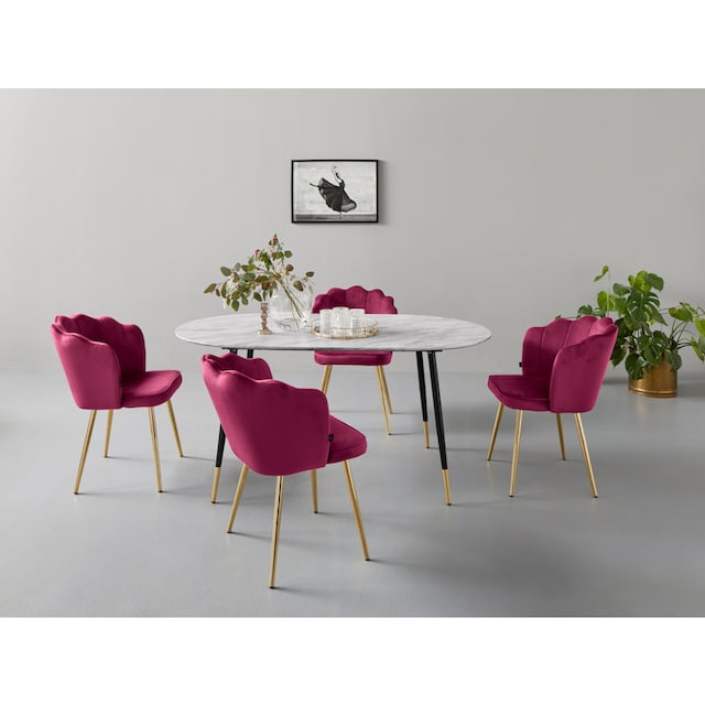 ❤ Leonique Esstisch »Eadwine«, Tischplatte aus MDF, verschiedene Grössen  und Farbvarianten, Höhe 76 cm bestellen im Jelmoli-Online Shop