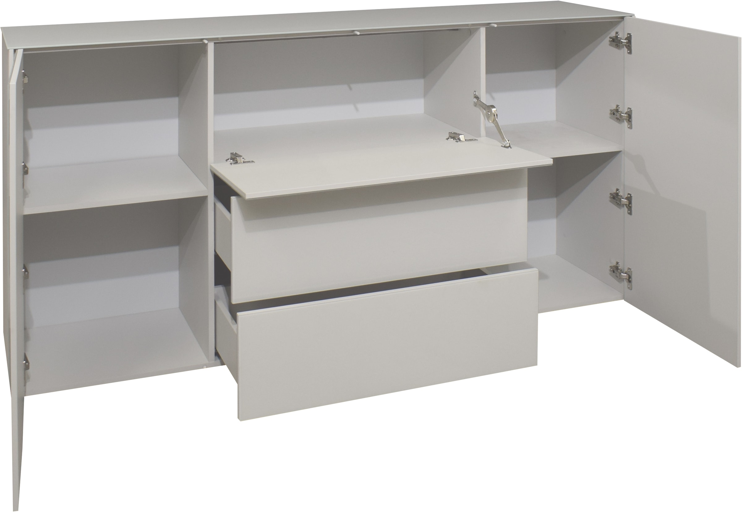Mäusbacher Kommode »Imola TOPSELLER!«, (OTTOs Choice), Kommode mit Glasfront und Glasoberplatte