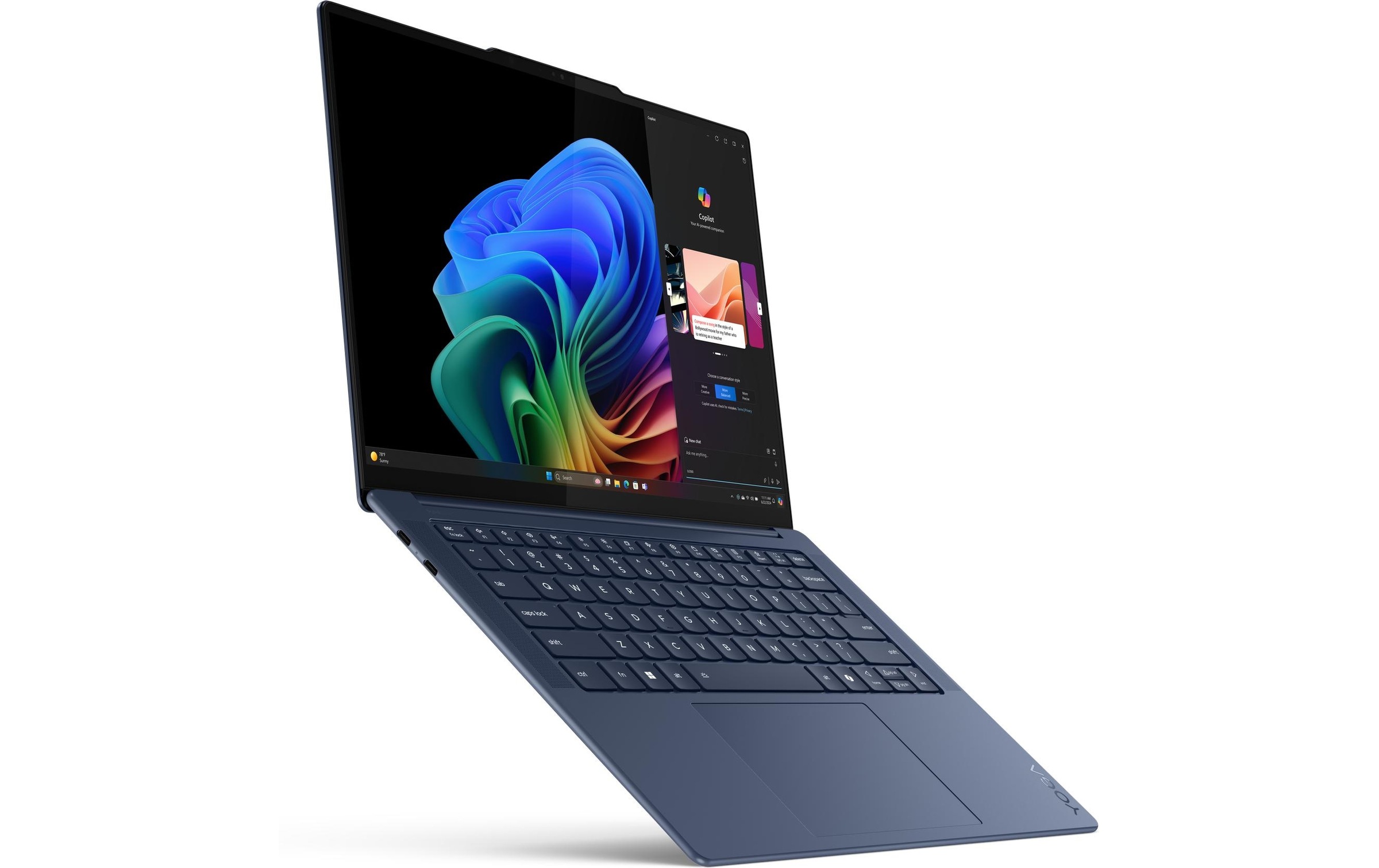 Lenovo Notebook »Yoga Slim 7 14Q8X9 (Snapdragon)«, 36,685 cm, / 14,5 Zoll, Qualcomm, Snapdragon X Plus, Adreno, 1000 GB SSD
