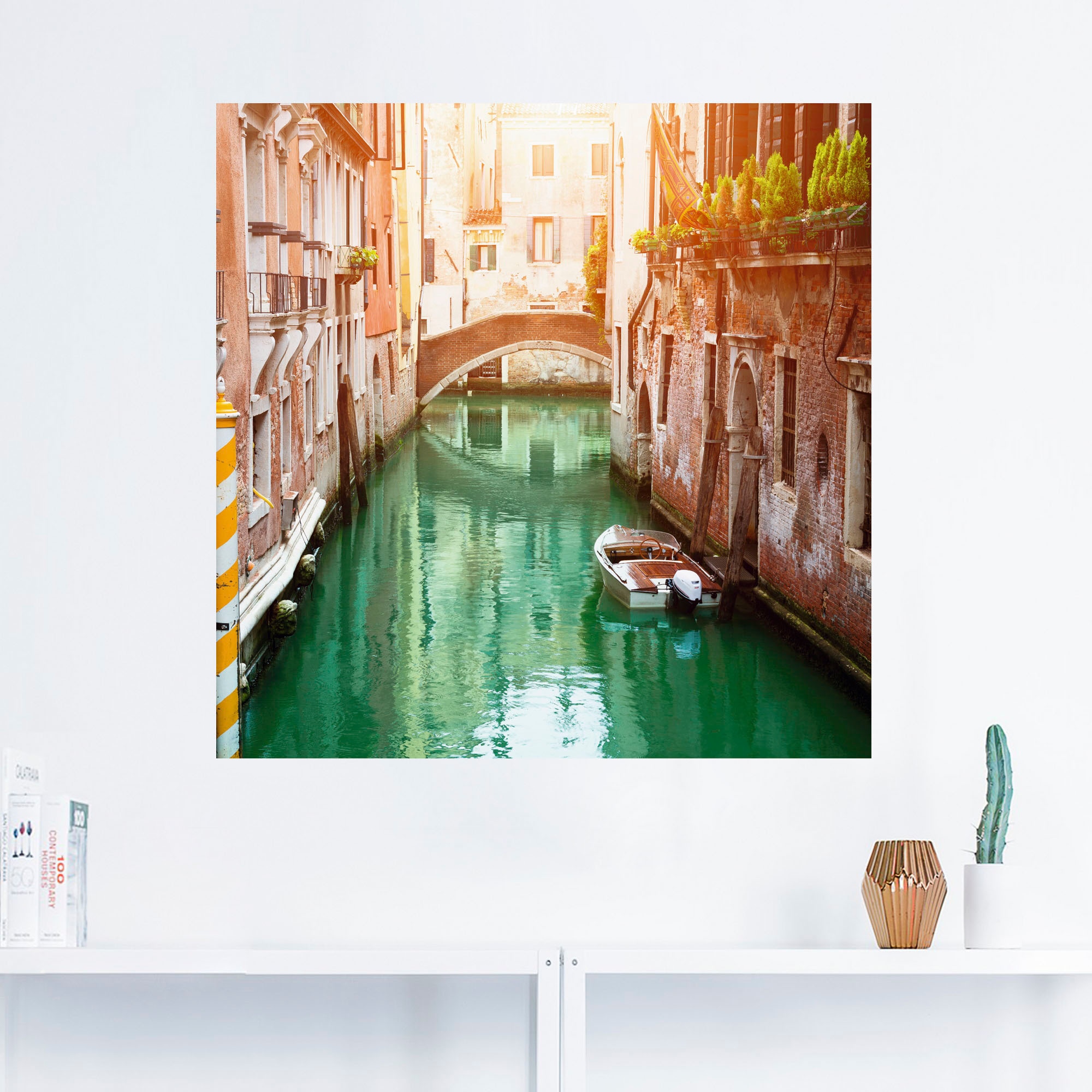 shoppen (1 »Venedig oder Wandbild Alubild, online Canal«, St.), Jelmoli-Versand | Artland Leinwandbild, als Wandaufkleber Italien, versch. Grössen Poster in