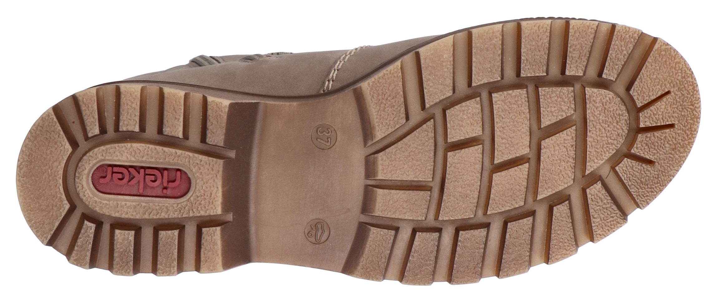 Rieker Winterstiefelette, Winterboots, Profilsohle, mit Innenreissverschluss