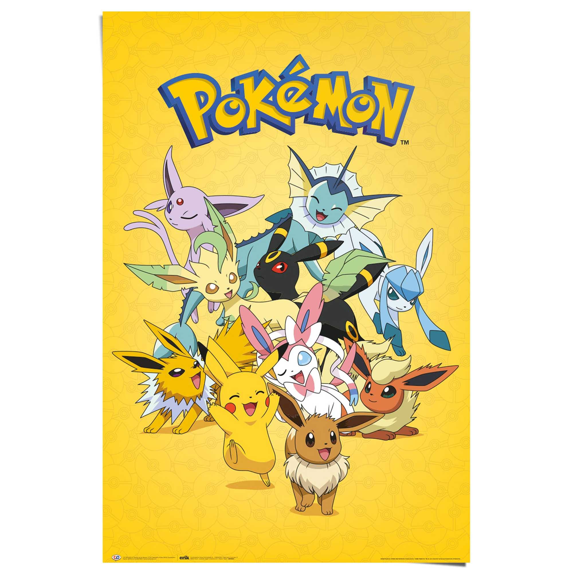 Reinders! Poster »Pokémon Evolutionen« online shoppen | Jelmoli-Versand