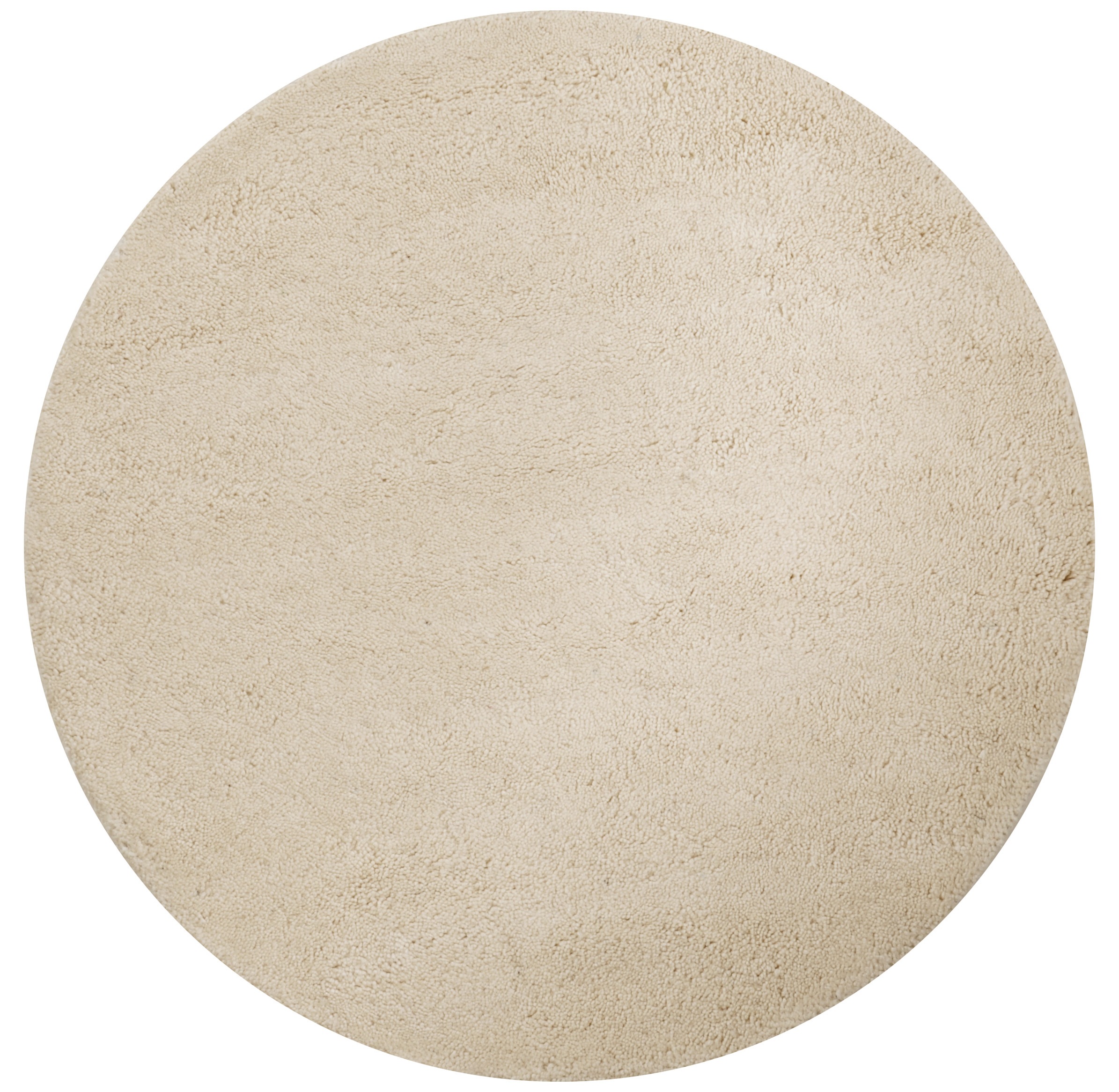 THEKO Wollteppich »Hadj Uni« rund 25 mm Höhe echter Berber Teppich, reine Wolle, handgeknüpft