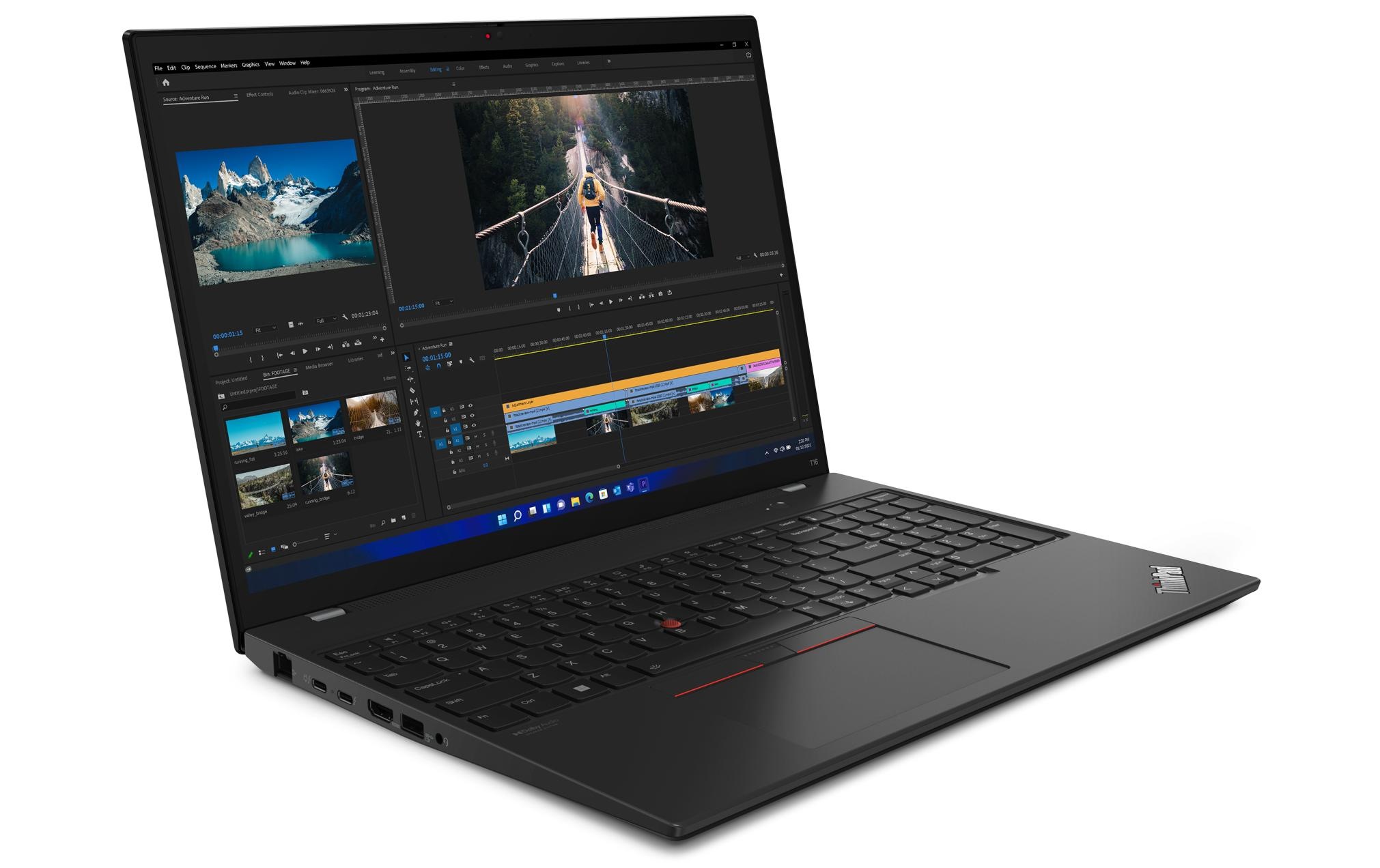 Business-Notebook »ThinkPad T16 G1, i7-1255U, W11-P DG«, 40,48 cm, / 16 Zoll, Intel, Core i7, Iris Xe Graphics, 512 GB SSD