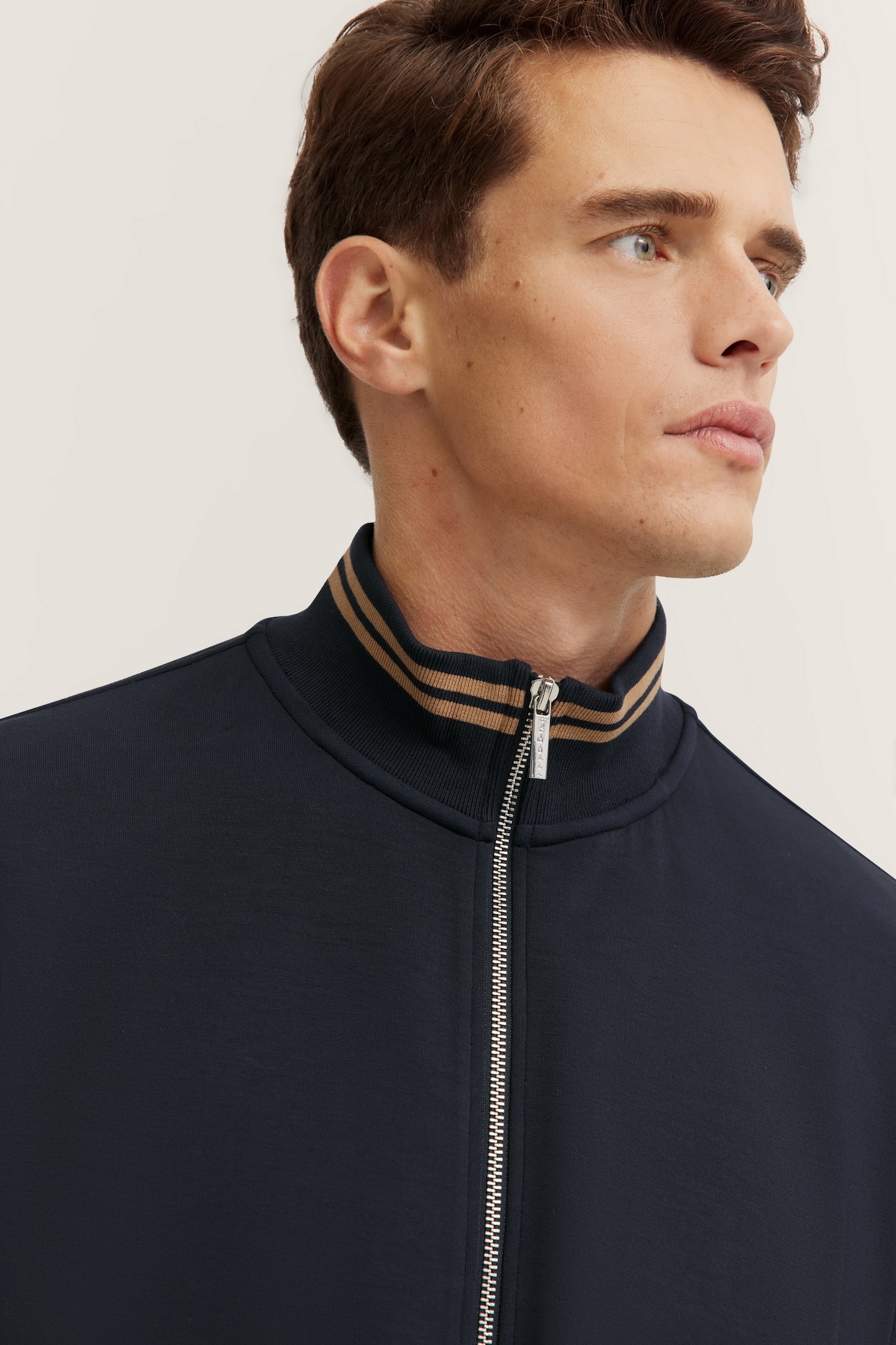 bugatti Sweatjacke, mit Reissverschluss