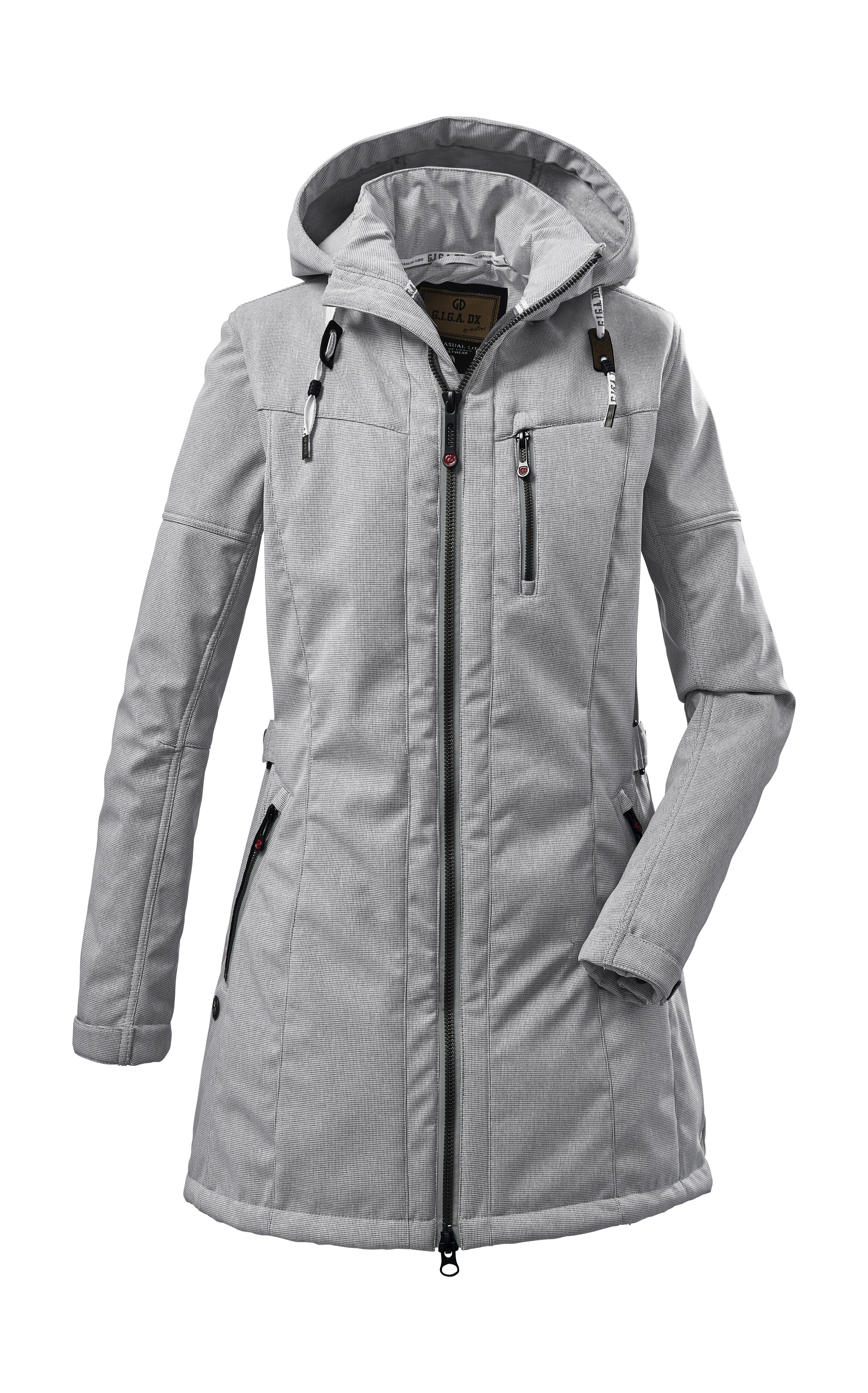 G.I.G.A. DX by killtec Softshellparka »GW 66 WMN SFTSHLL PRK« Wind- und regenfest, Teddy-Fleece, verstellbar, abnehmbare Kapuze