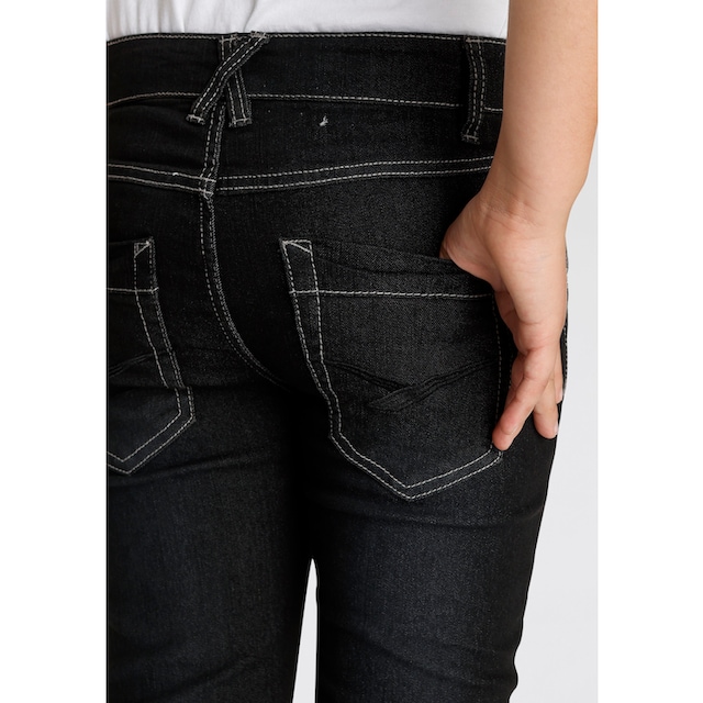 ✵ Arizona Stretch-Jeans, regular fit mit schmalem Bein günstig kaufen |  Jelmoli-Versand