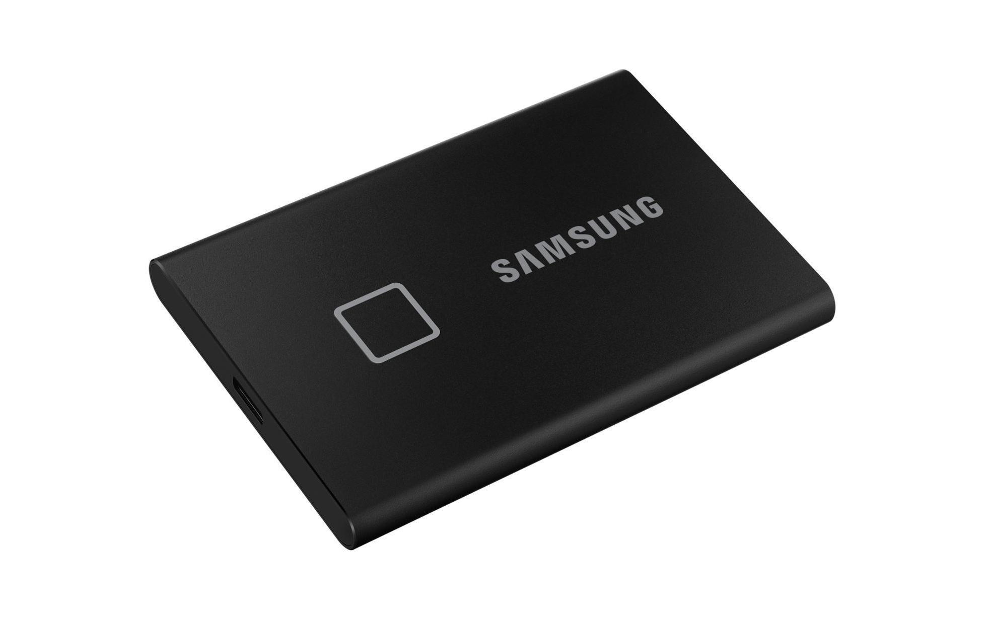 Samsung externe SSD »T7, 1 TB, Touch Black, USB 3.2 Gen 2«