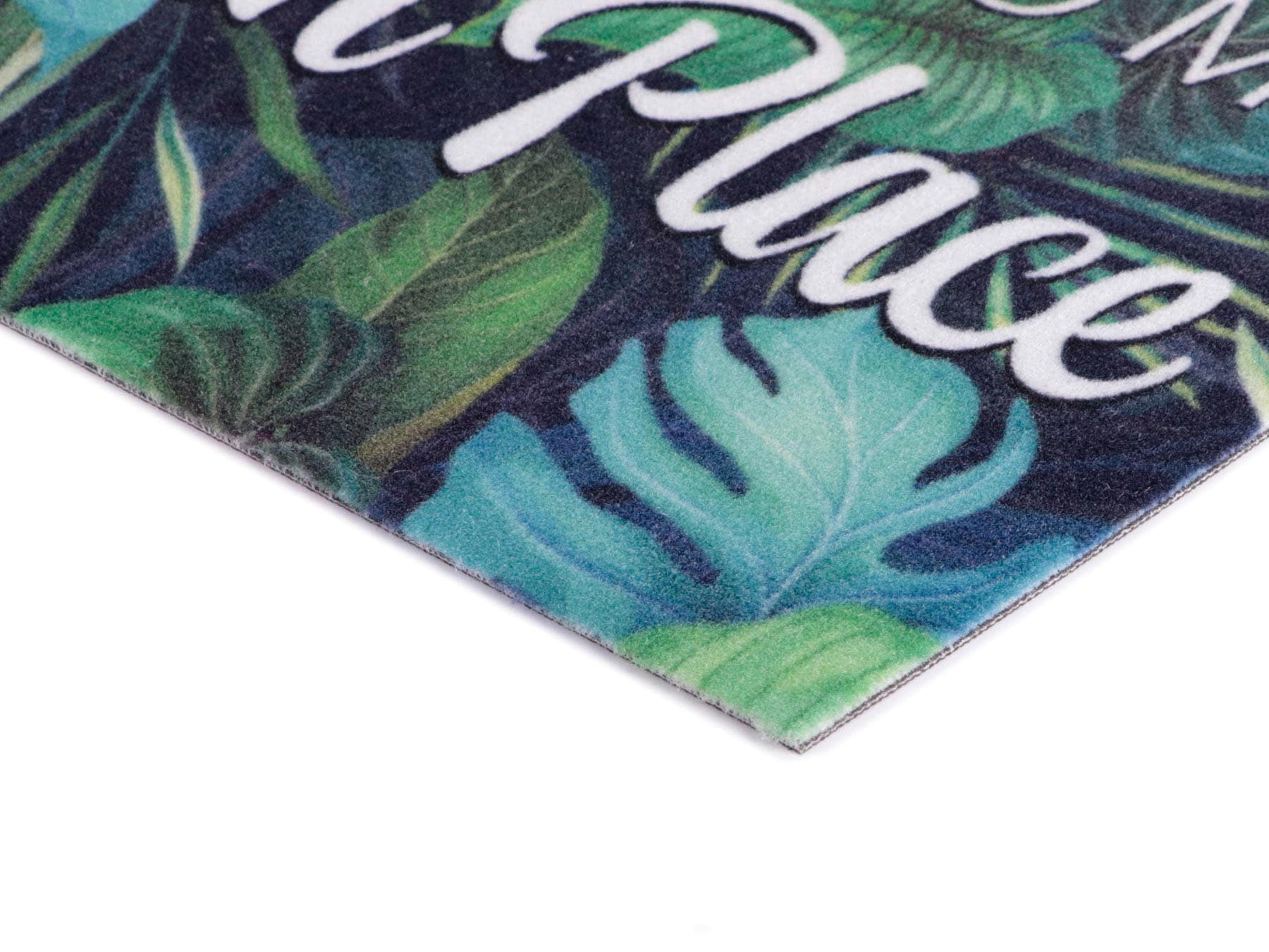 Primaflor-Ideen in Textil Fussmatte »VELVET - HIDDEN PLACE«, rechteckig,  Schmutzfangmatte, Motiv Dschungel, mit Spruch, waschbar, rutschhemmend  online bestellen | Jelmoli-Versand