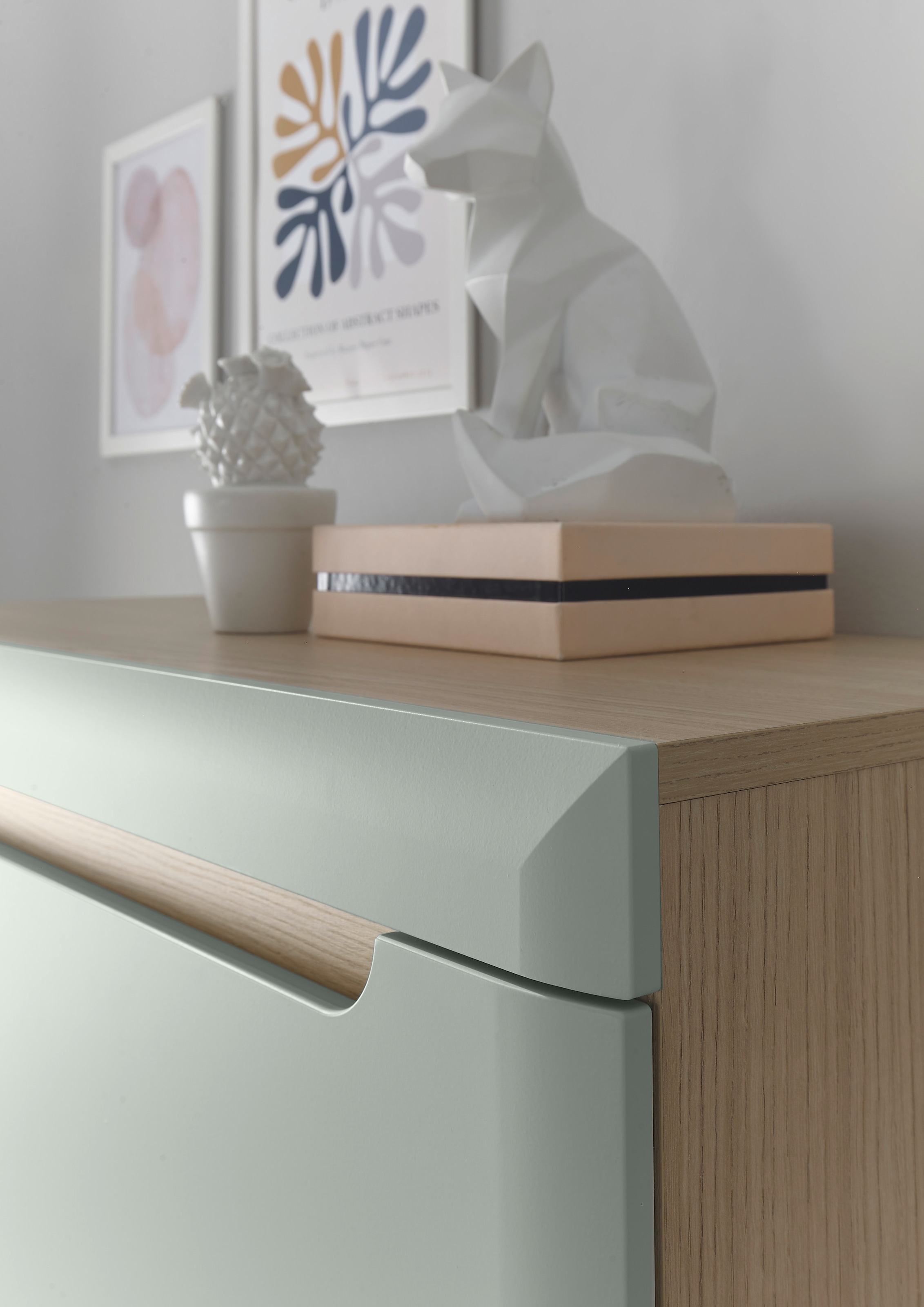 INOSIGN Wohnwand »Torge, Anbauwand, Schrankwand, Mediawand, Wohnzimmer-Set«, (4 St.), enthält Lowboard, Sideboard, Highboard + Wandboard, 361 cm breit