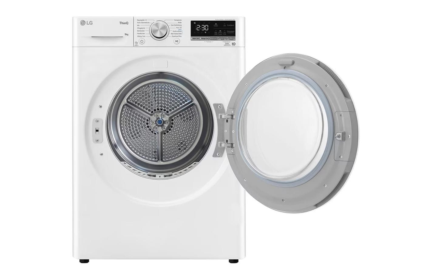LG Wärmepumpentrockner »V9R09TC Rechts/Wechselbar«, 9 kg