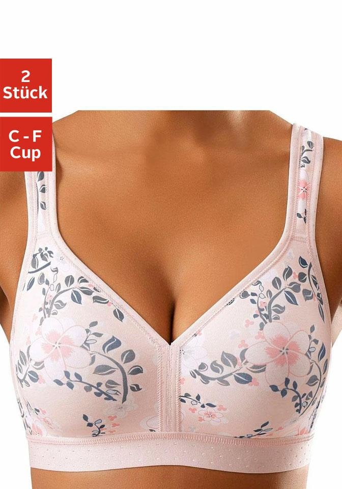 ohne Jelmoli-Versand bestellen petite (Packung, 2 sanfter Basic aus online Stück), bei Baumwolle, Bügel Schweiz fleur Dessous Soft-BH,